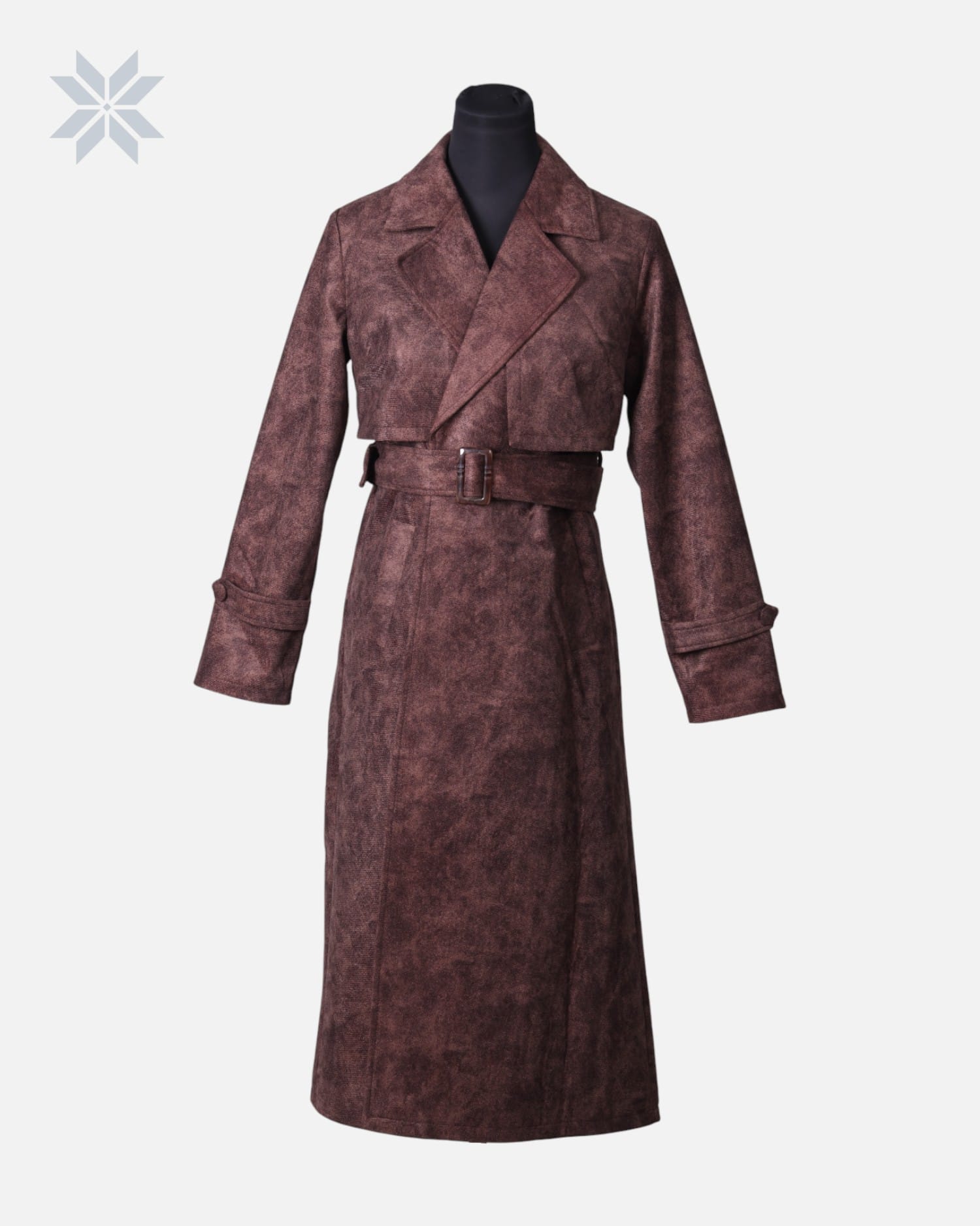 Handmade Suede Long Coat