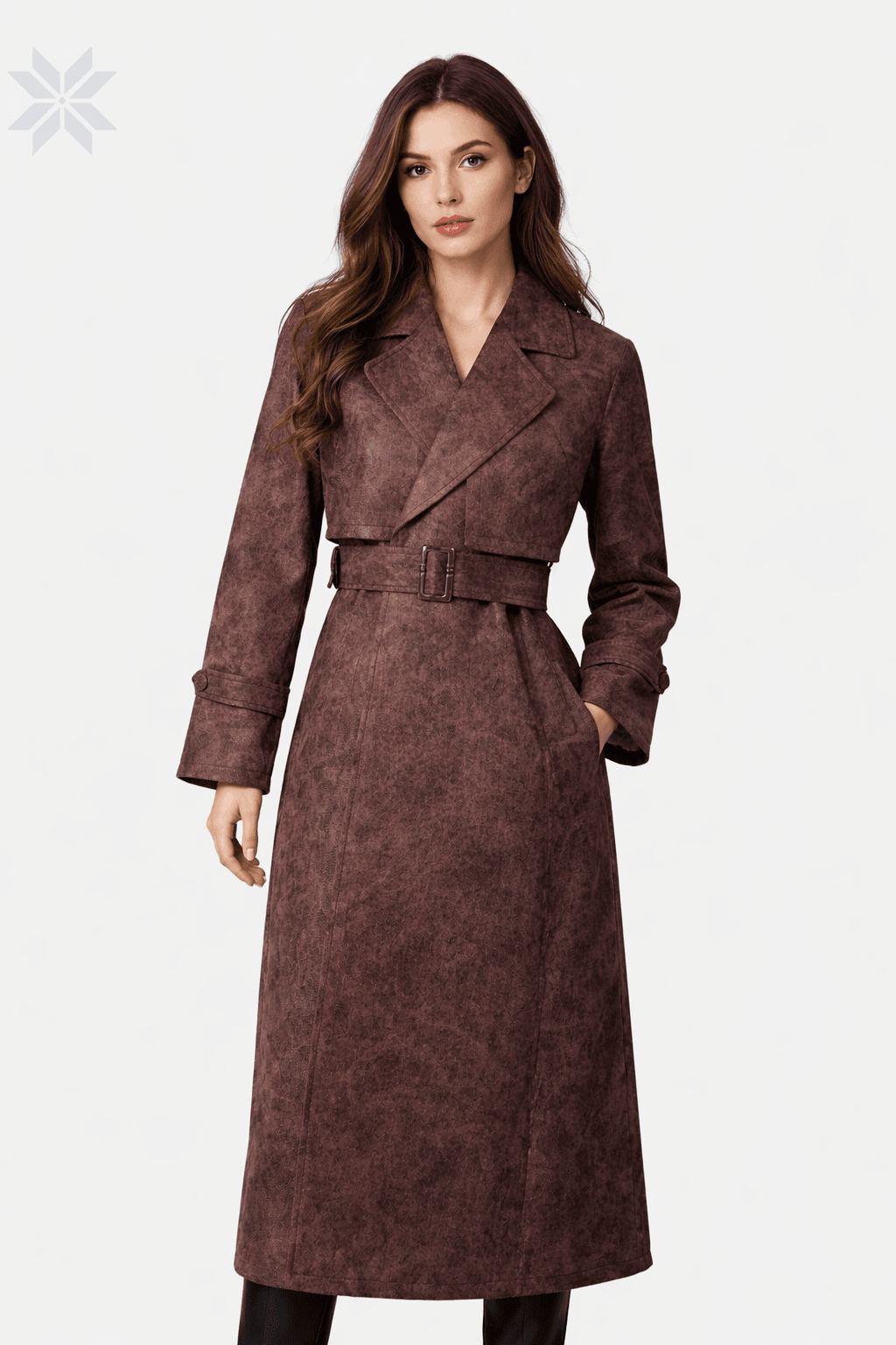 Handmade Suede Long Coat