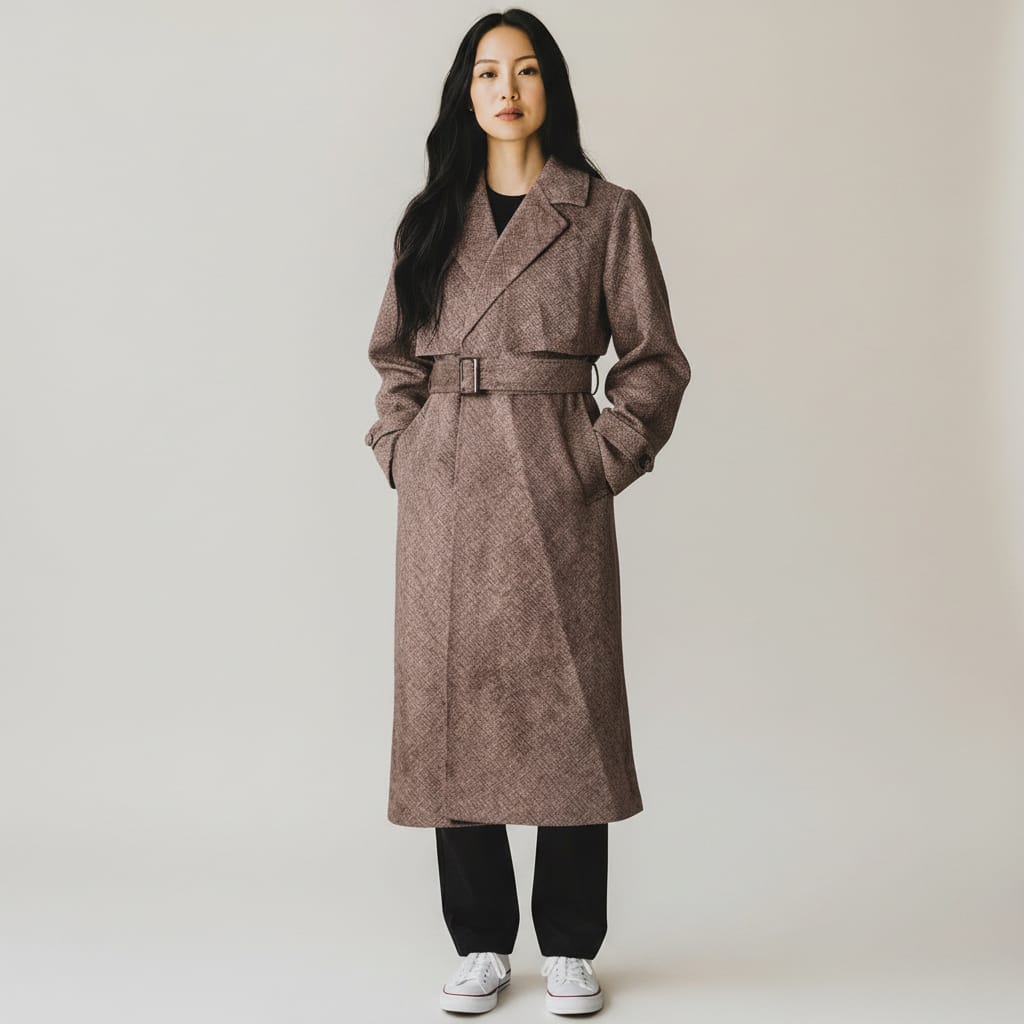 Women’s Suede Long Coat