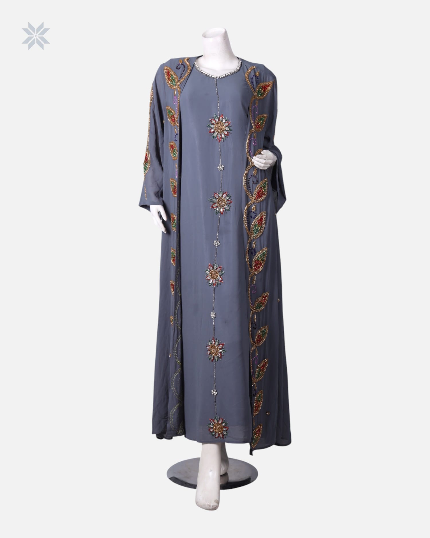 Traditional Arabic Silk Dress