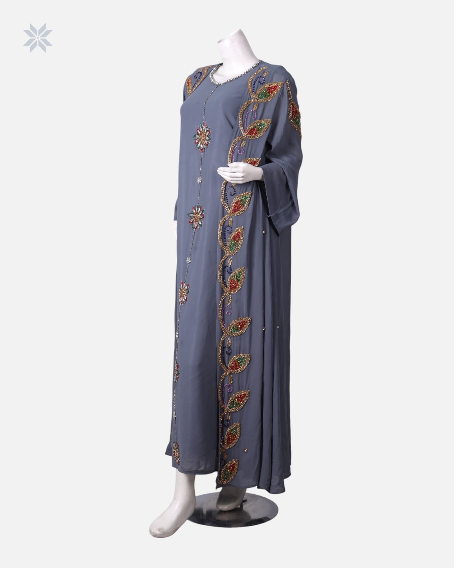Traditional Arabic Silk Dress