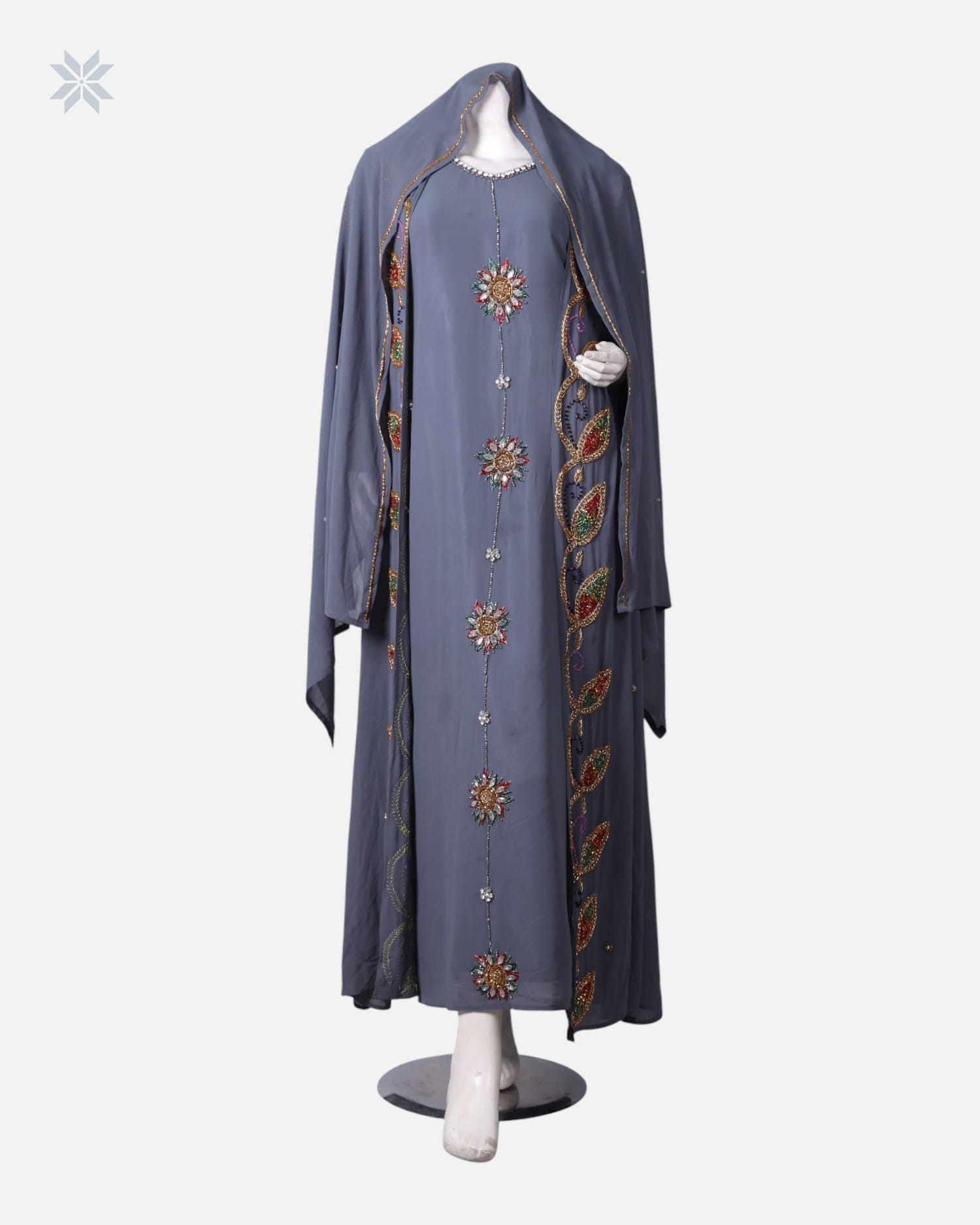 Traditional Arabic Silk Dress