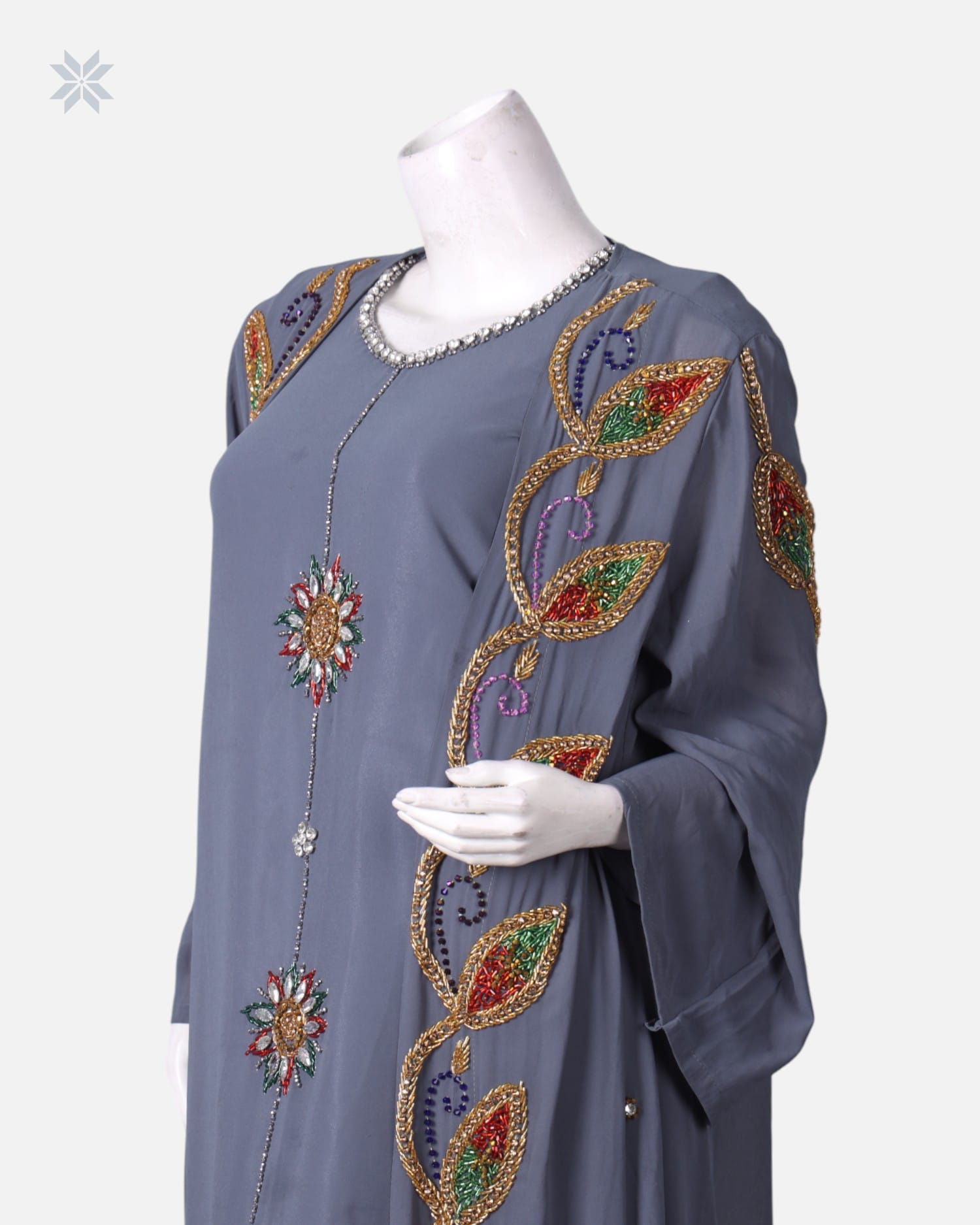 Traditional Arabic Silk Dress