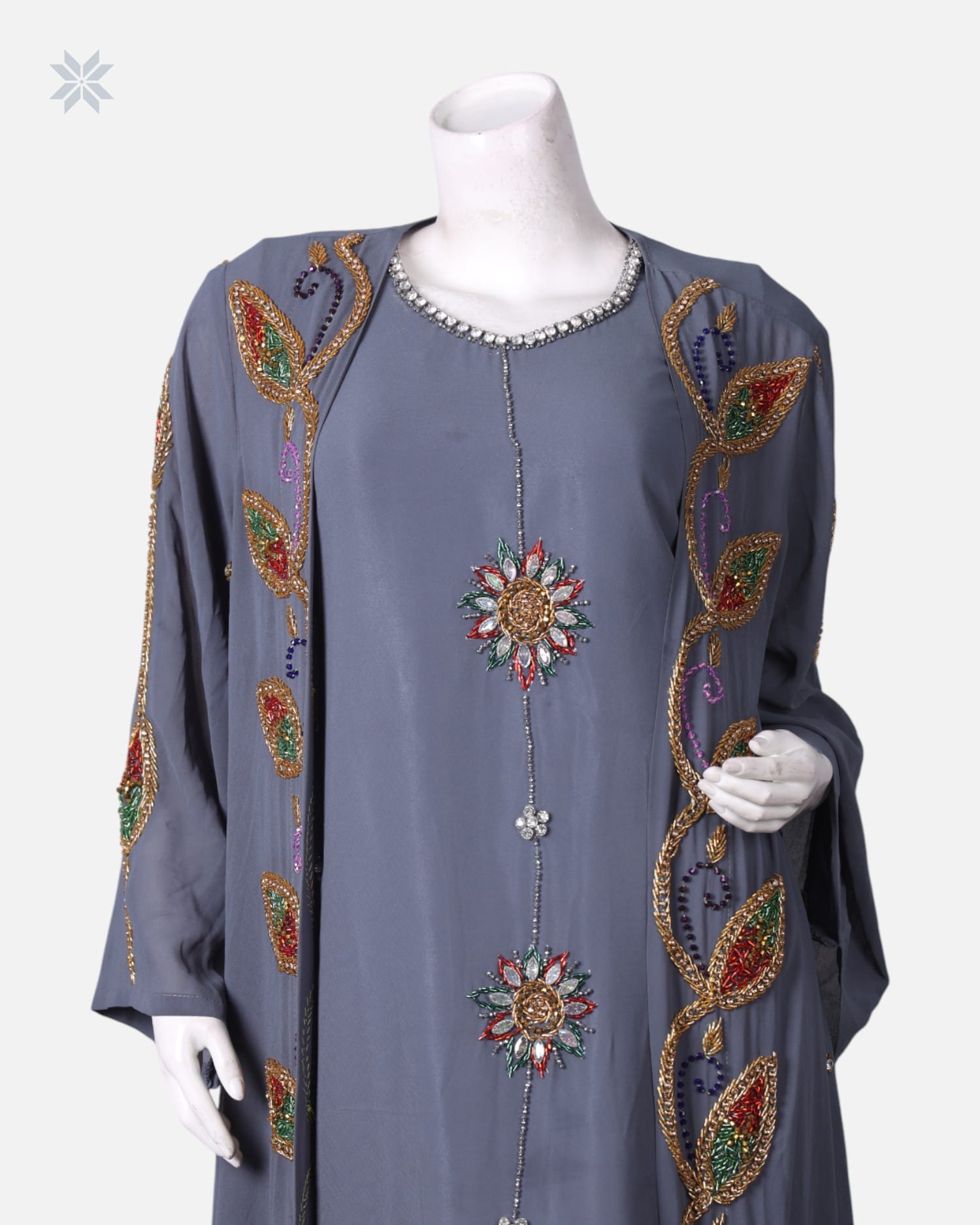 Traditional Arabic Silk Dress