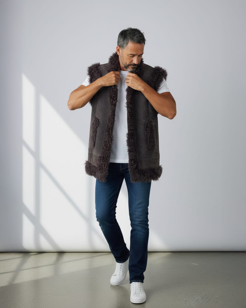 Winter Pustani Vest Handmade