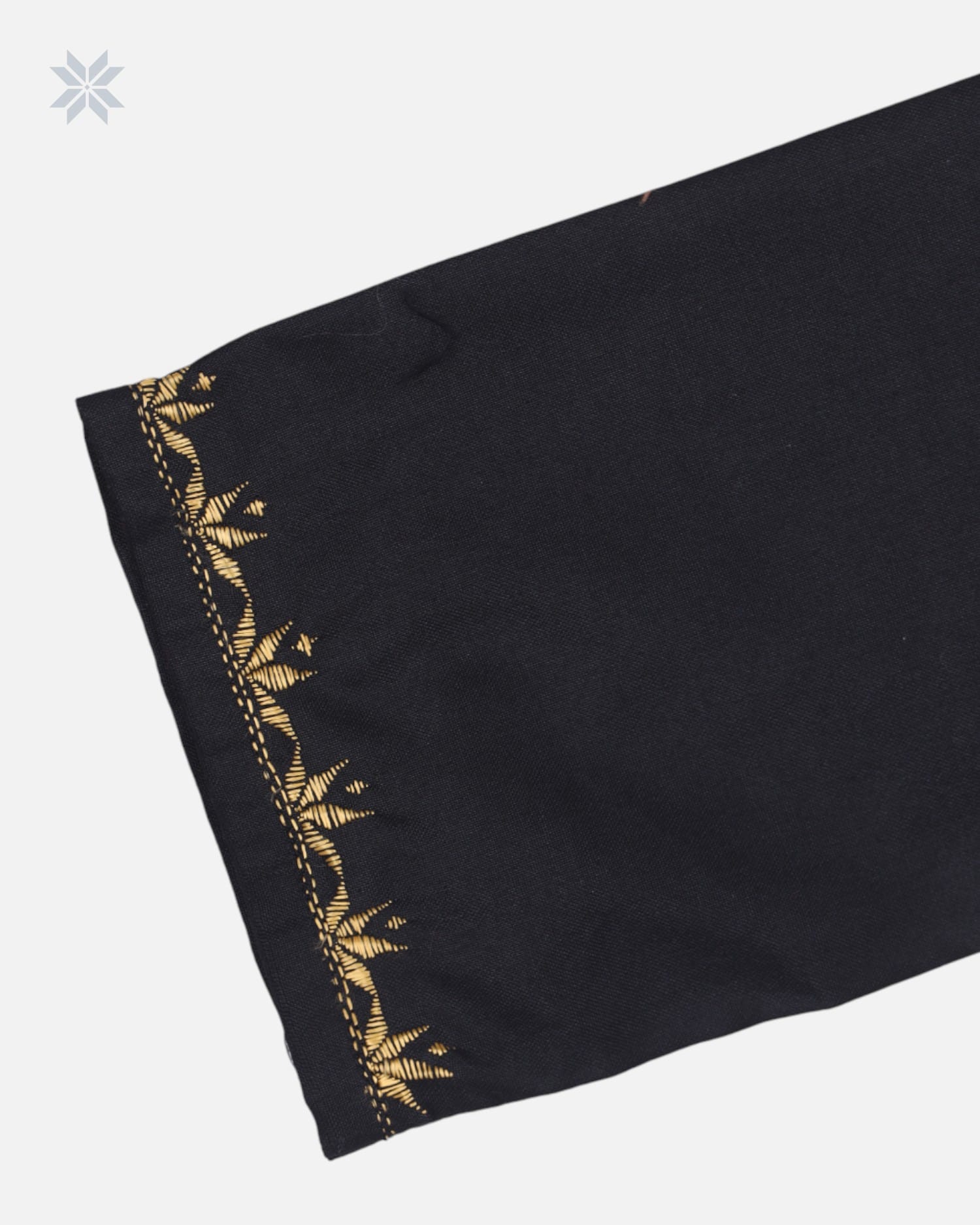 Handmade Embroidered Black Top Handmade Khamaki