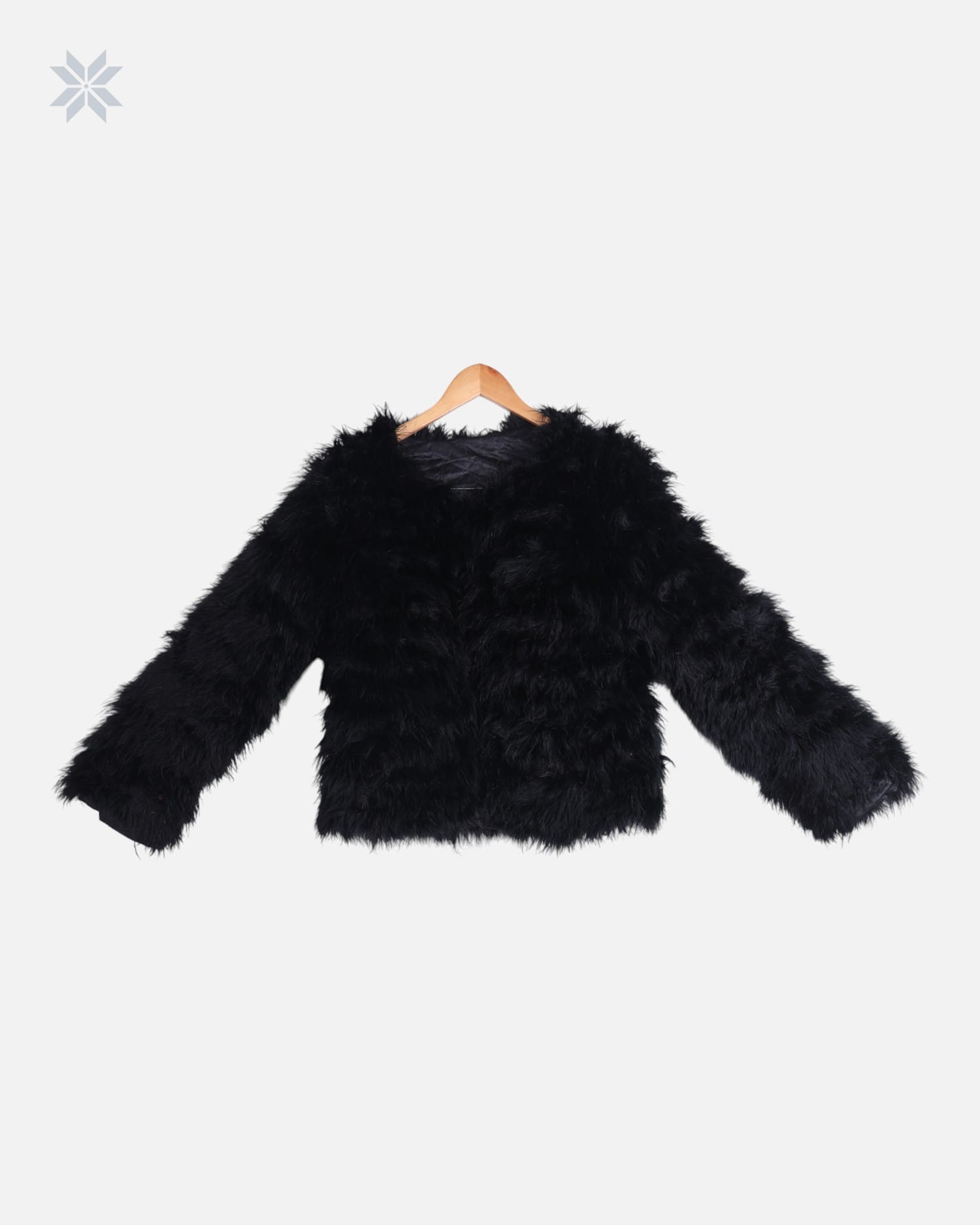 Black Faux Fur Jacket