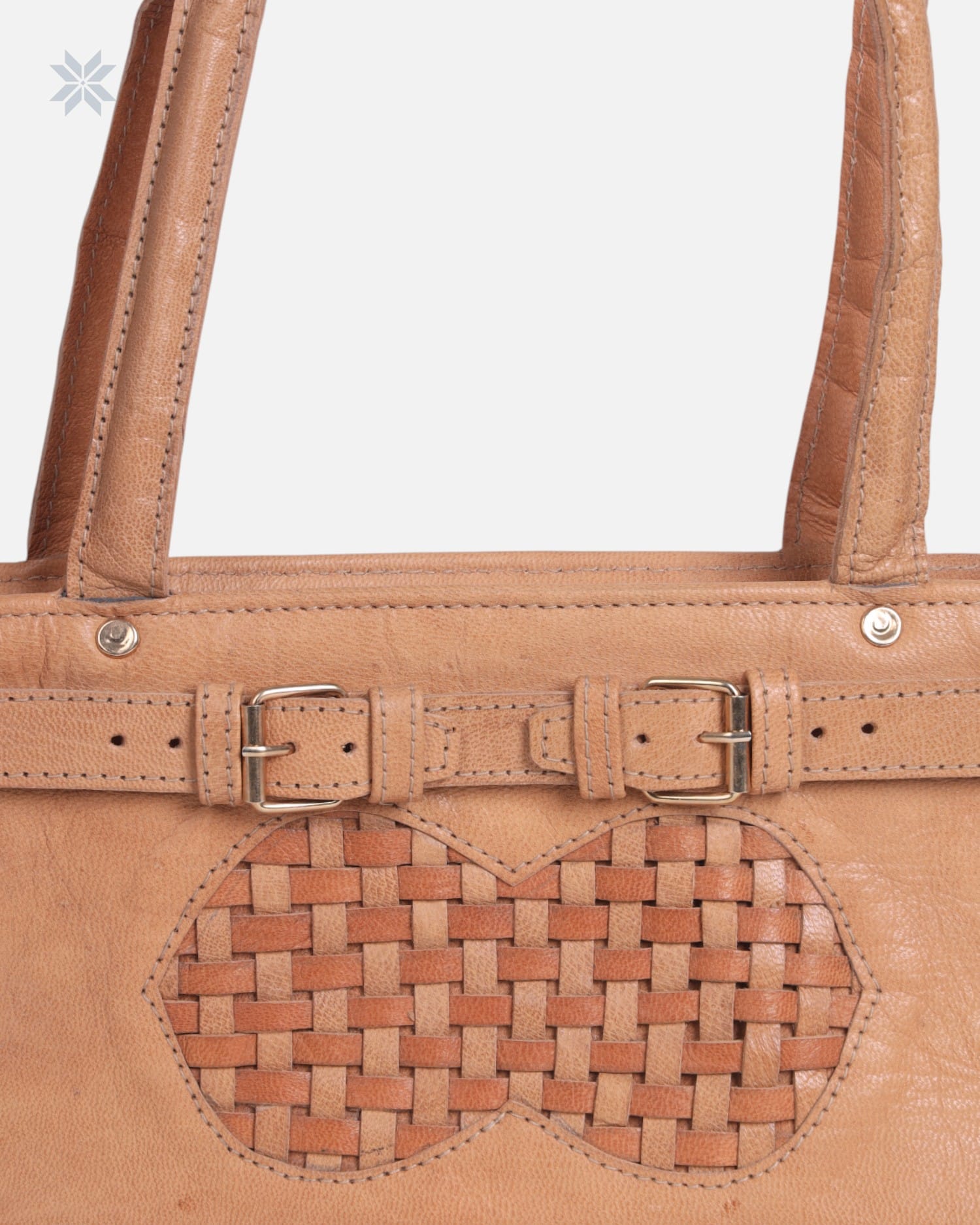 Handmade Woven Leather Bag