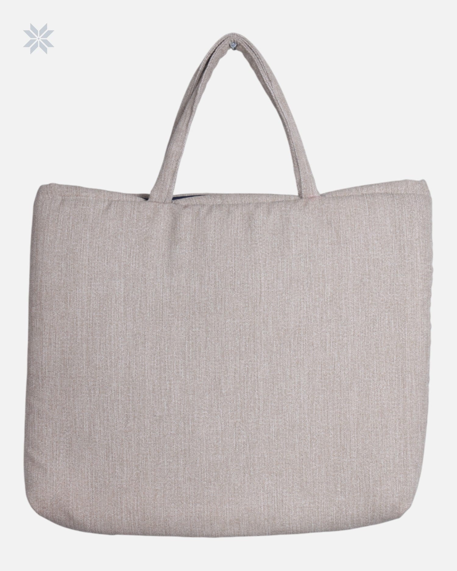 Embroidered Leather Tote Bag