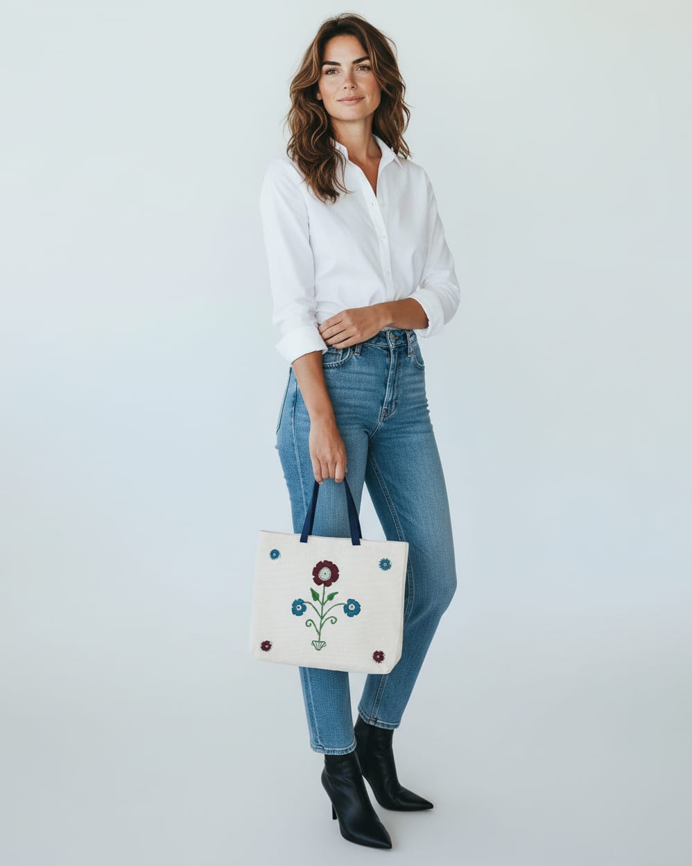 Leather Laptop Bag Handmade Tote Bag
