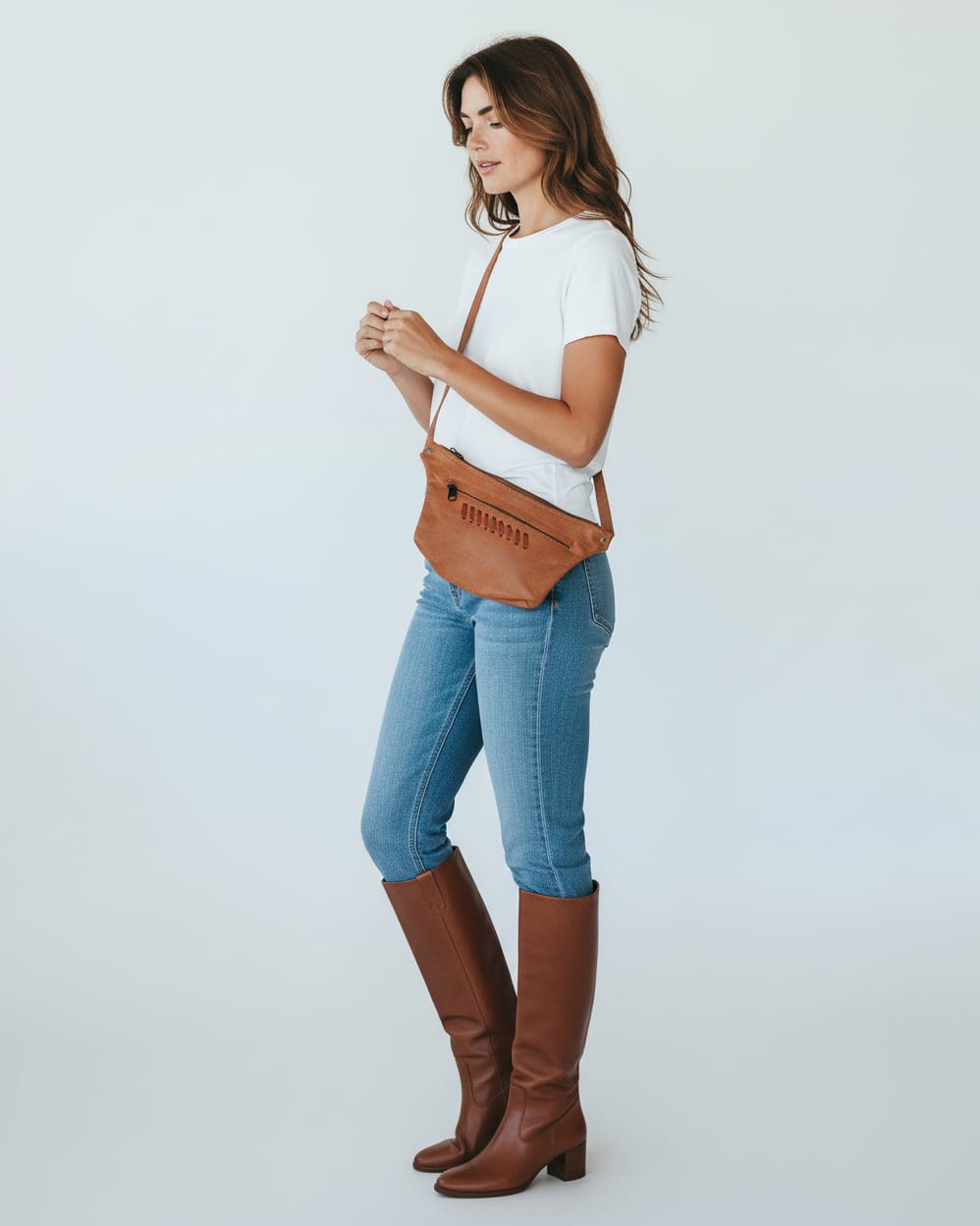 Artisan Leather Crossbody Bag