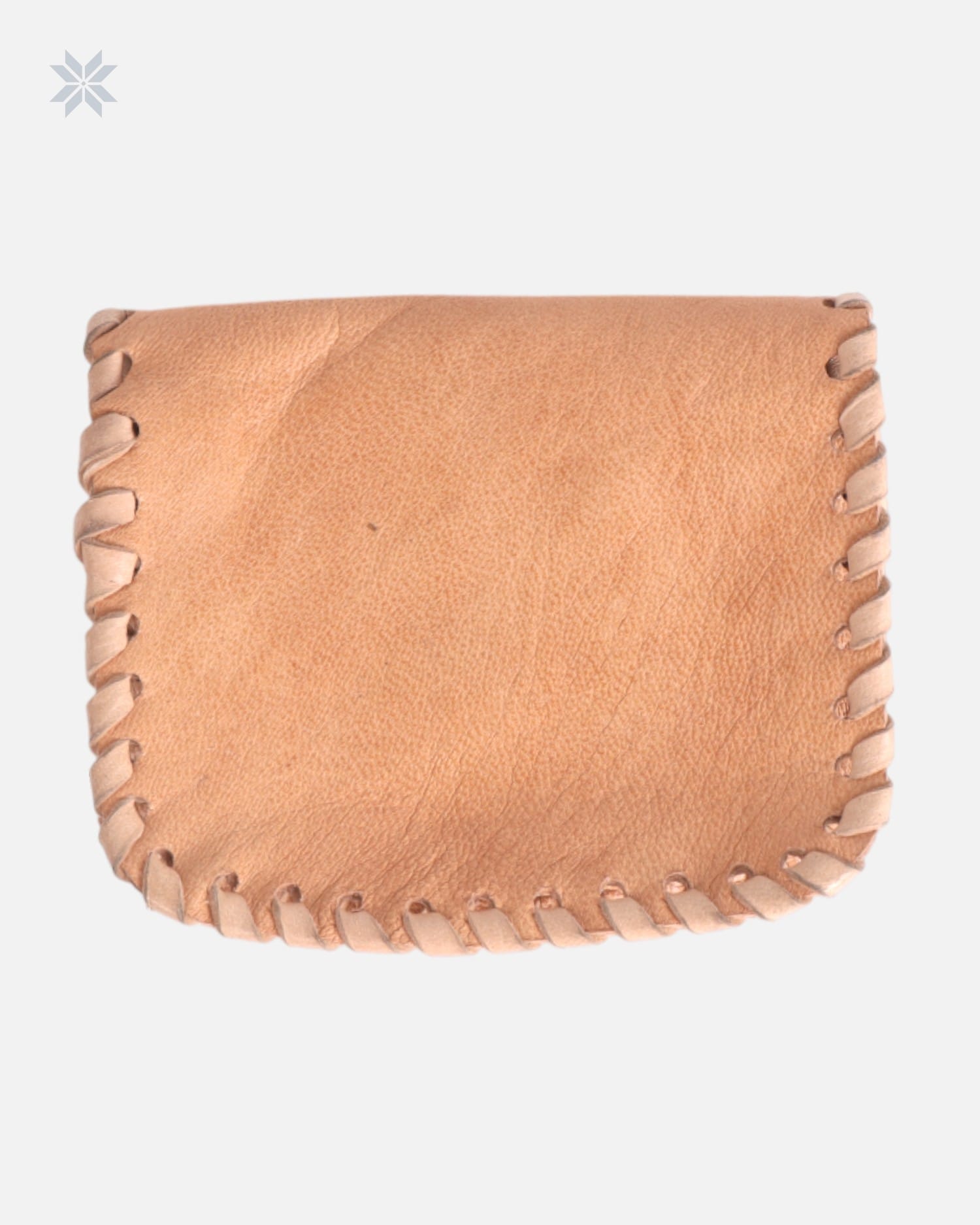 Leather Wallet with Handcrafted Lacing