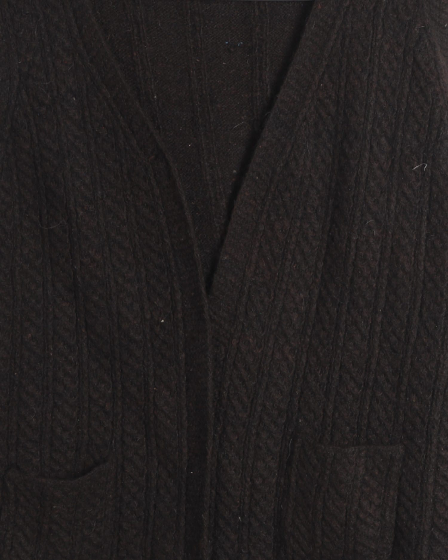 Jacket for Women | Handmade Black Wool Sleeveless Jacket Vest