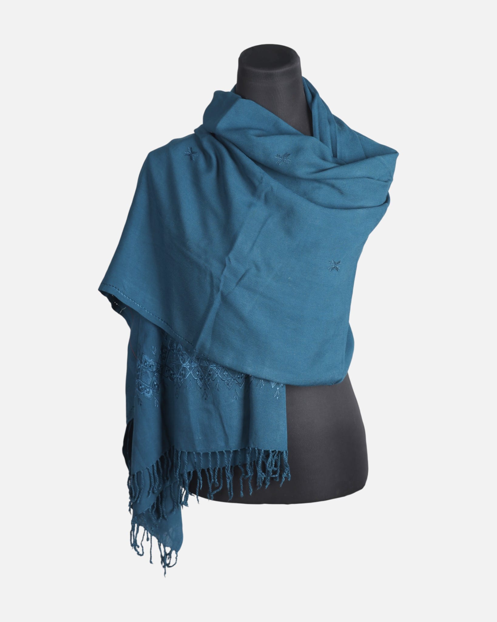 Embroidered Cotton Women’s Shawl