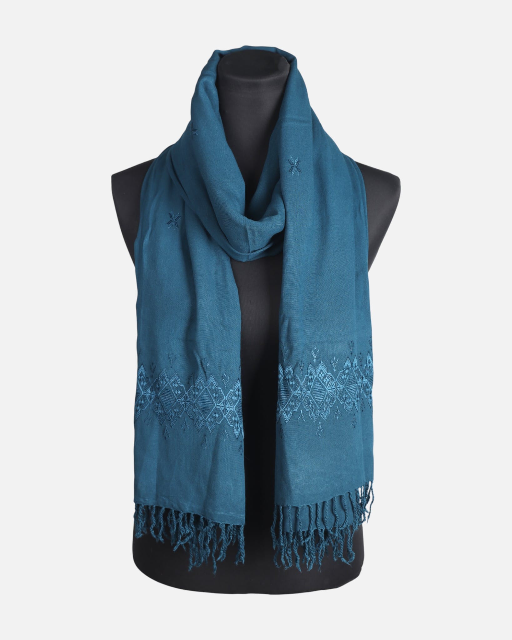 Embroidered Cotton Women’s Shawl