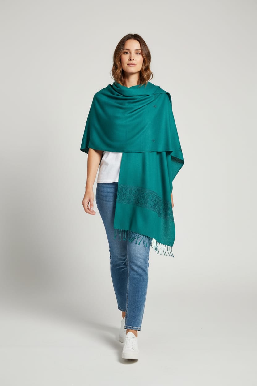 Luxury Handmade Cotton Scarf for Women