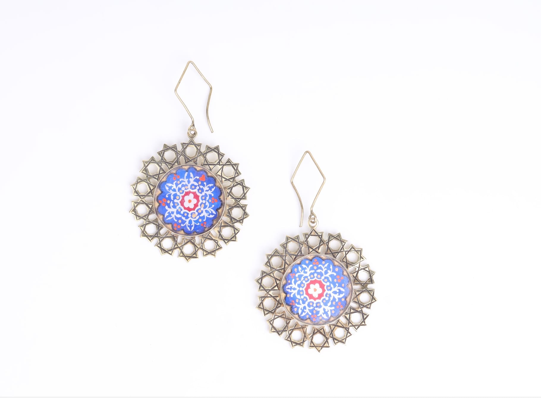 Miniature Art Earrings – Handmade