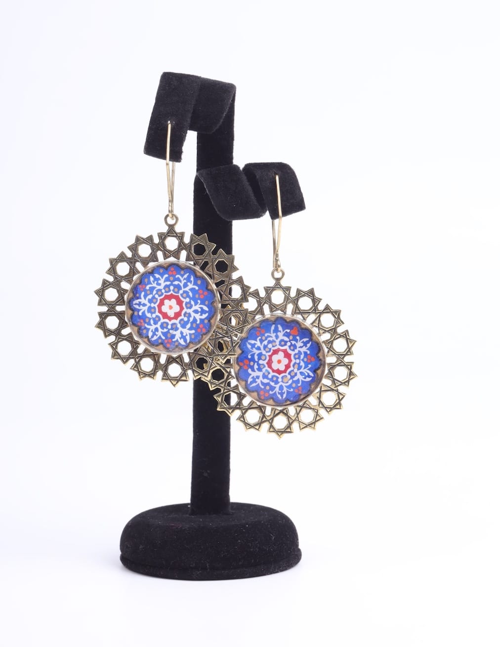 Miniature Art Earrings – Handmade