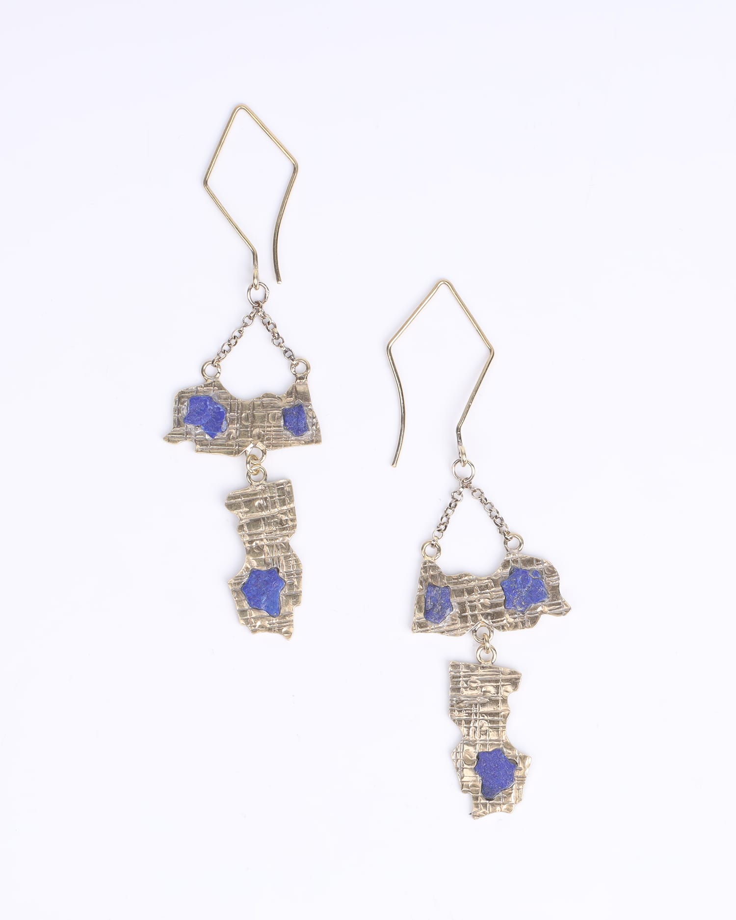 Textured Earrings Handmade