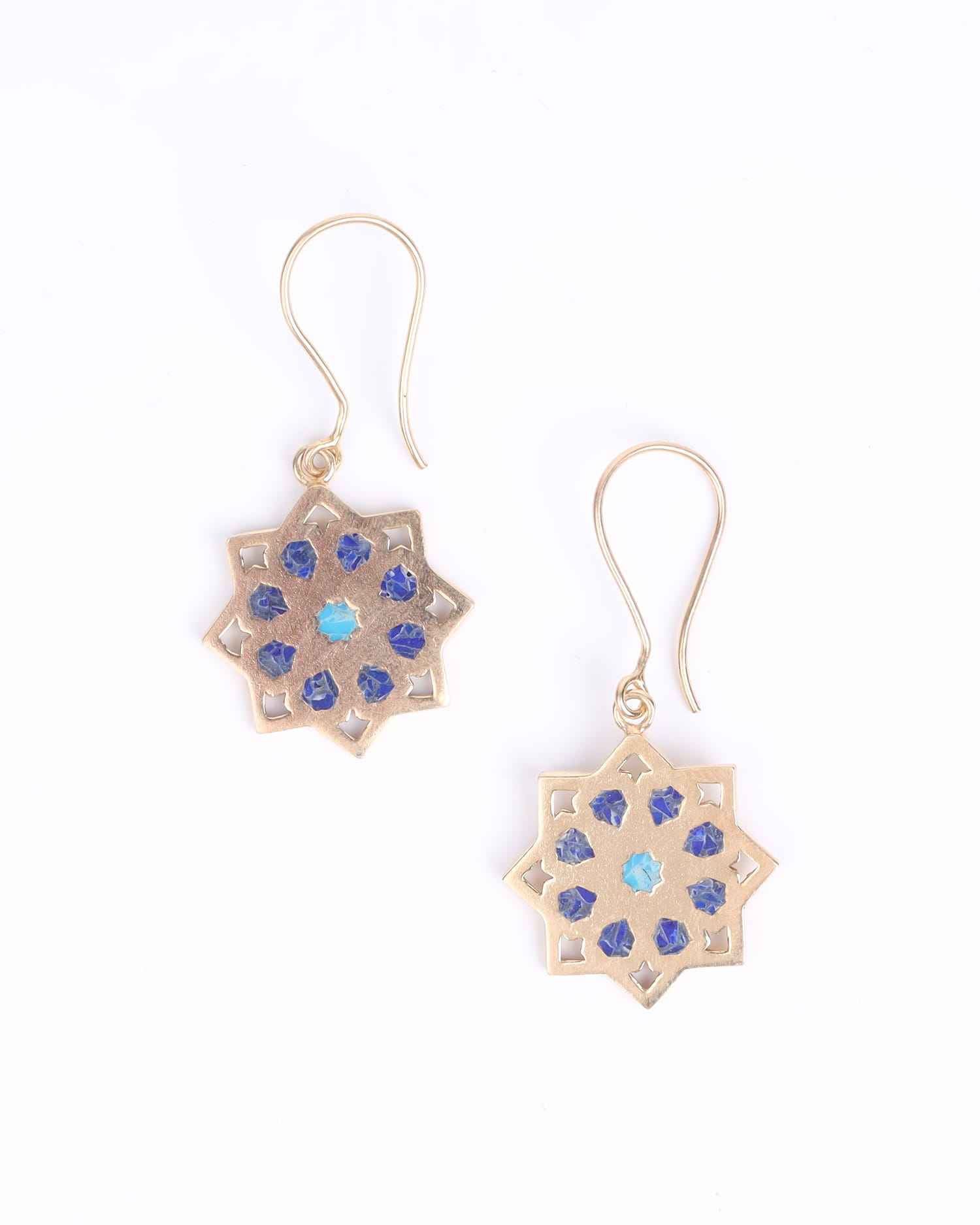 Lapis Lazuli with Turquoise Earrings