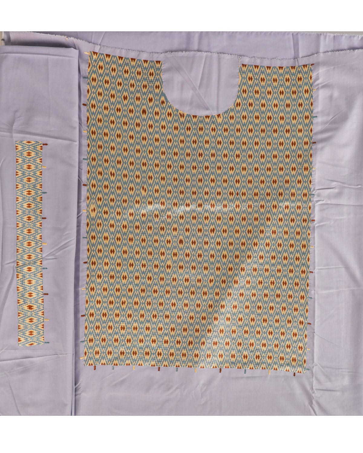 Men Khanjar Yakhin Outfit with Shawl Afghani