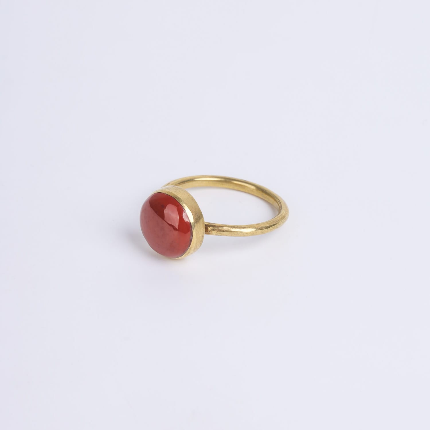 Coral Gemstone Ring