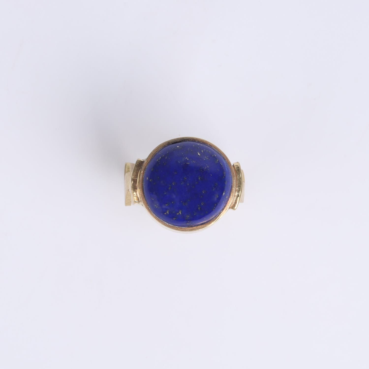 Lapis Lazuli Gold Plated Brass Ring