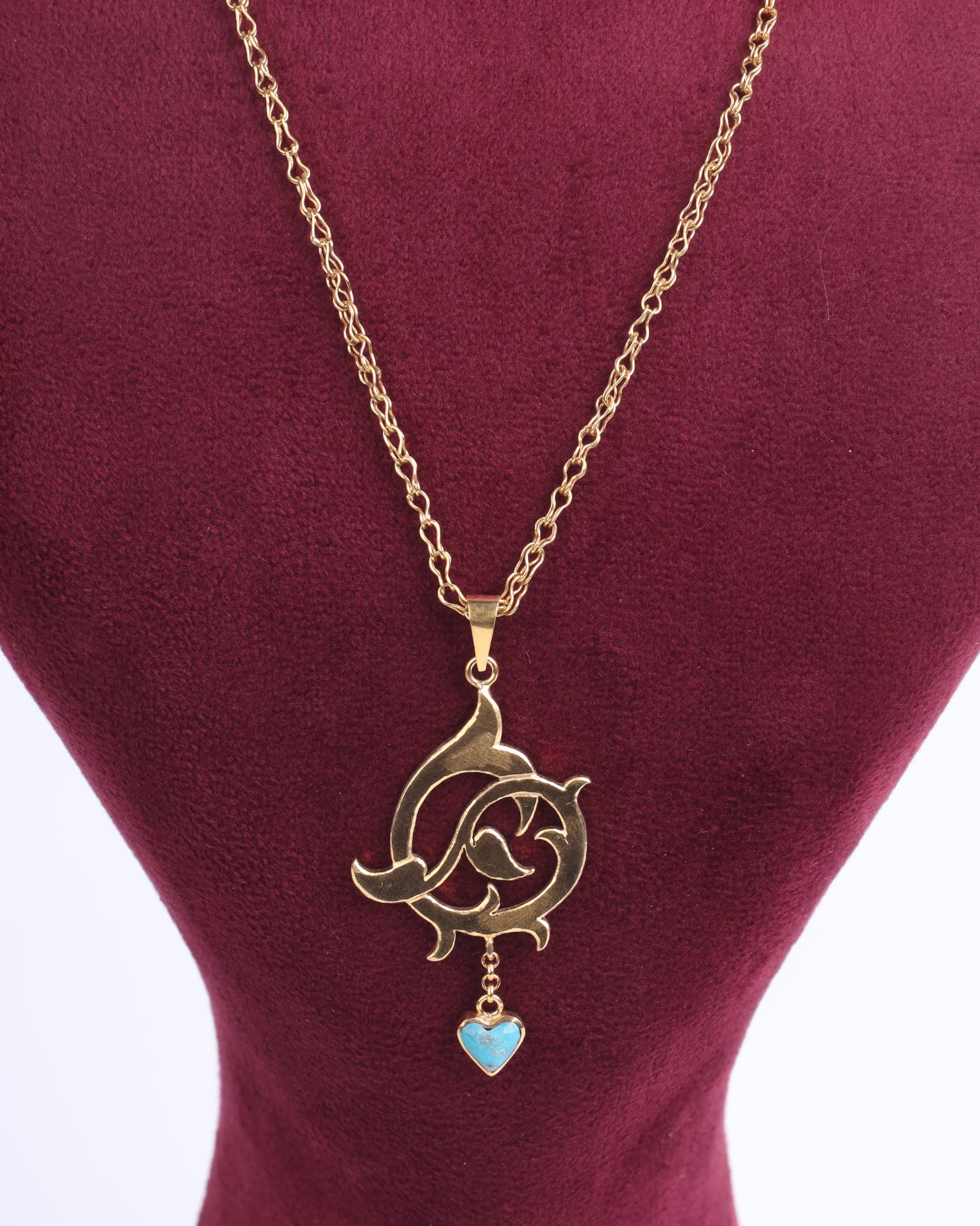 Handmade Necklace with Amethyst & Gold Plating