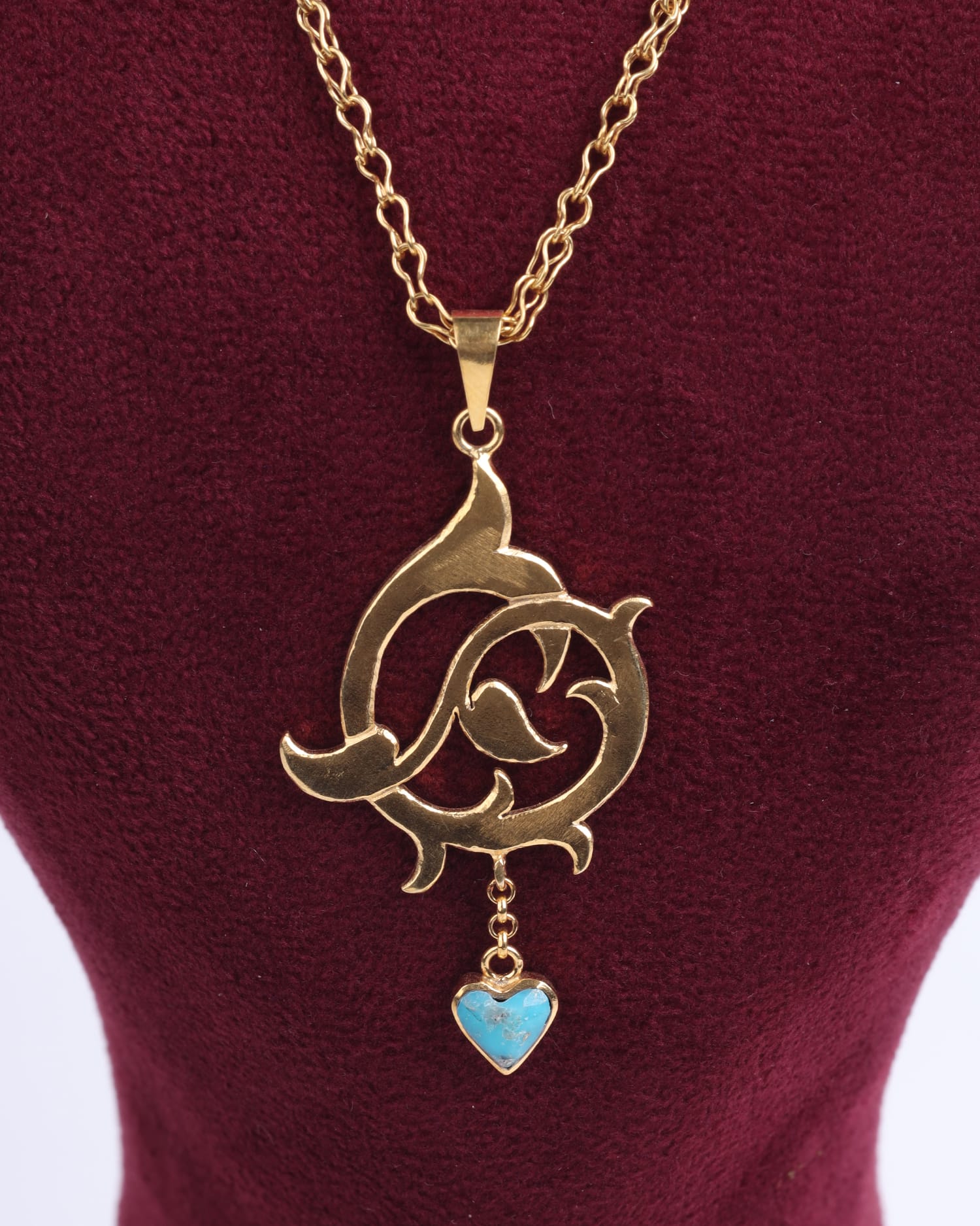 Handmade Necklace with Amethyst & Gold Plating