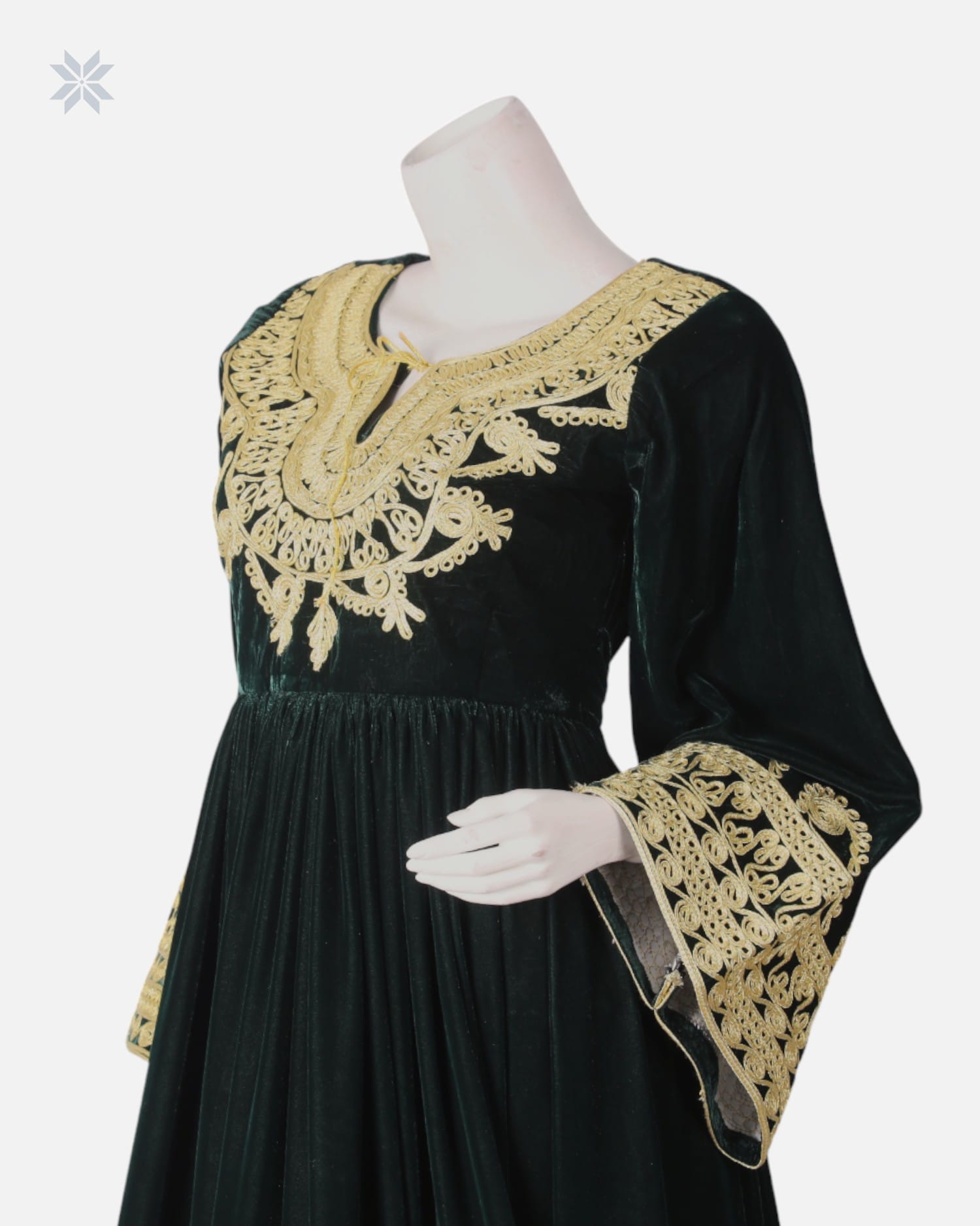 Handmade Afghan Charmi Dozi Dress