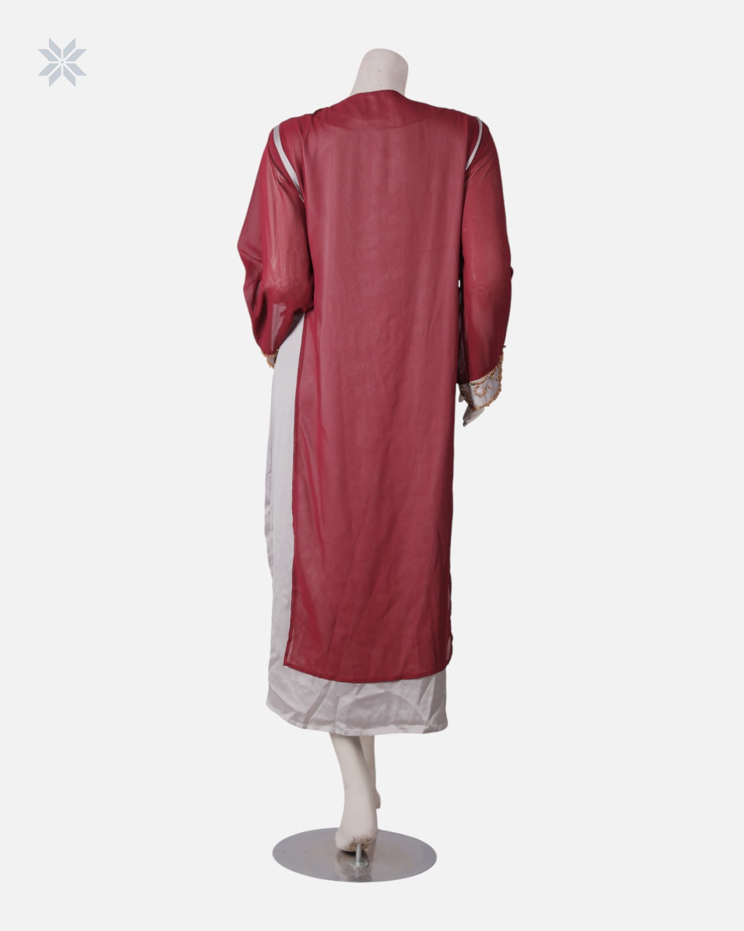 Elegant Afghan Arabic Two Piece Dress