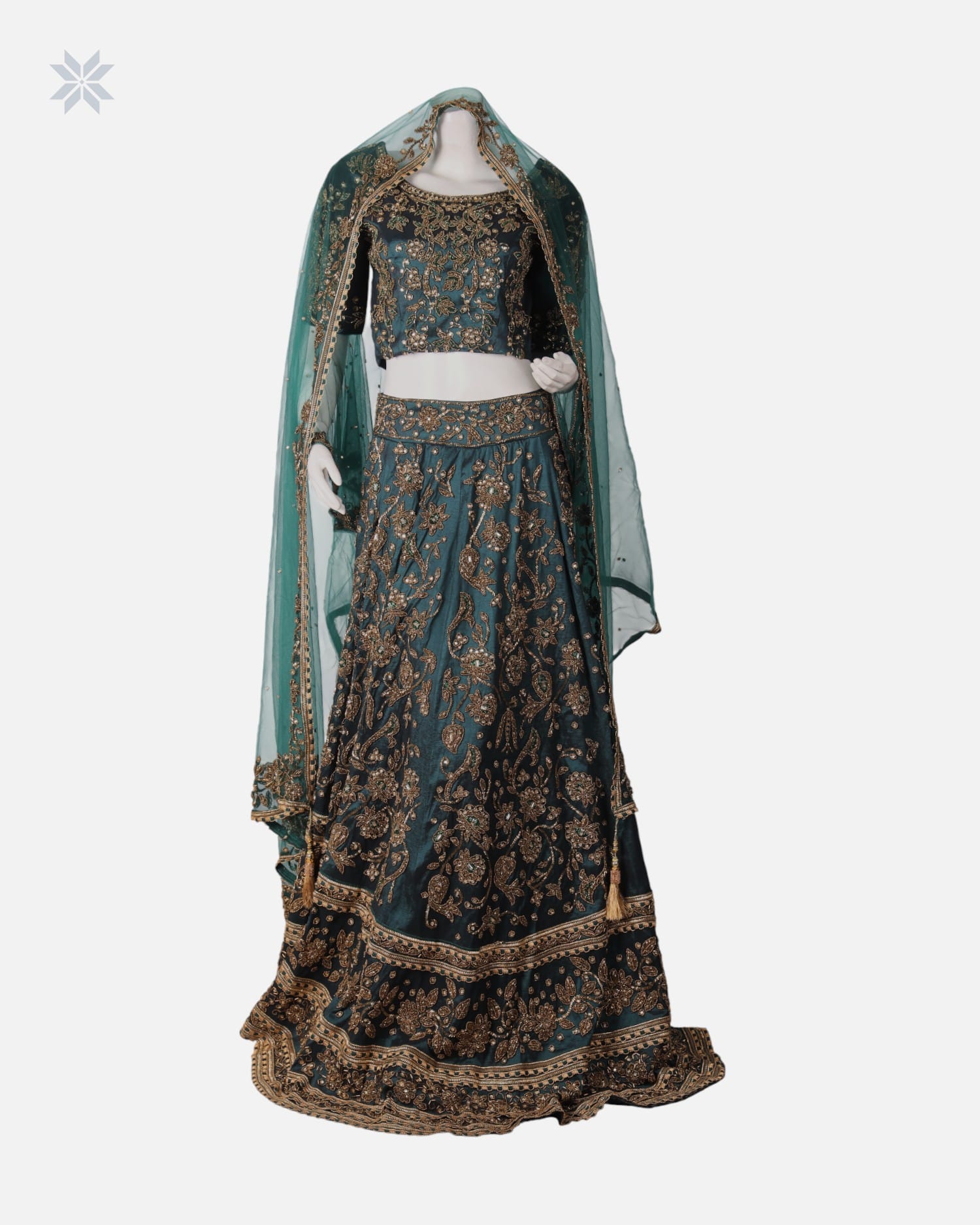 Luxury Bridal Lehenga Skirt Set