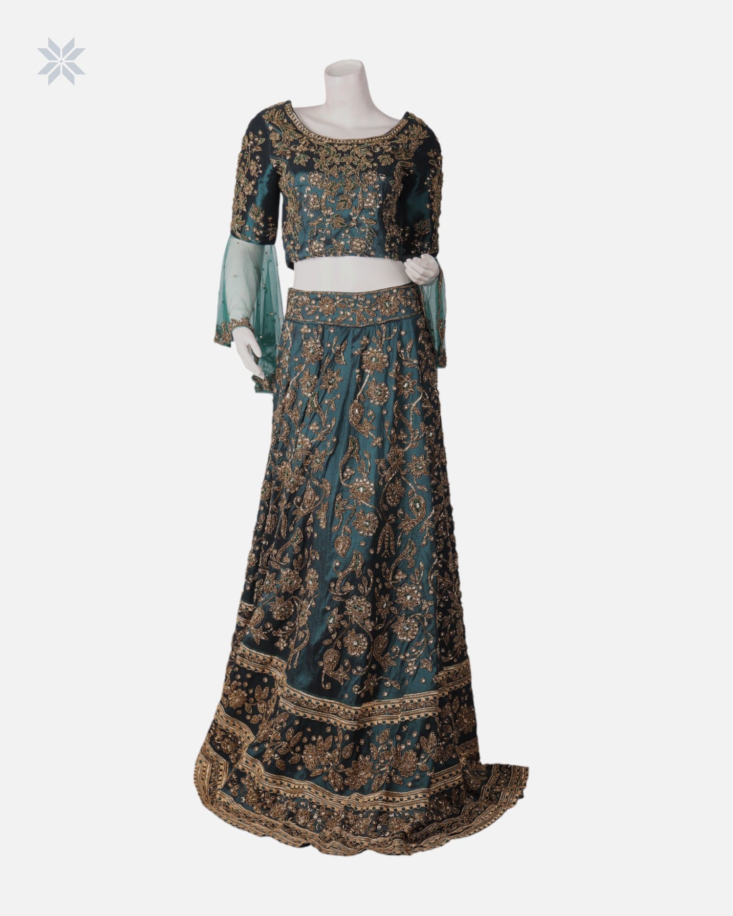 Luxury Bridal Lehenga Skirt Set