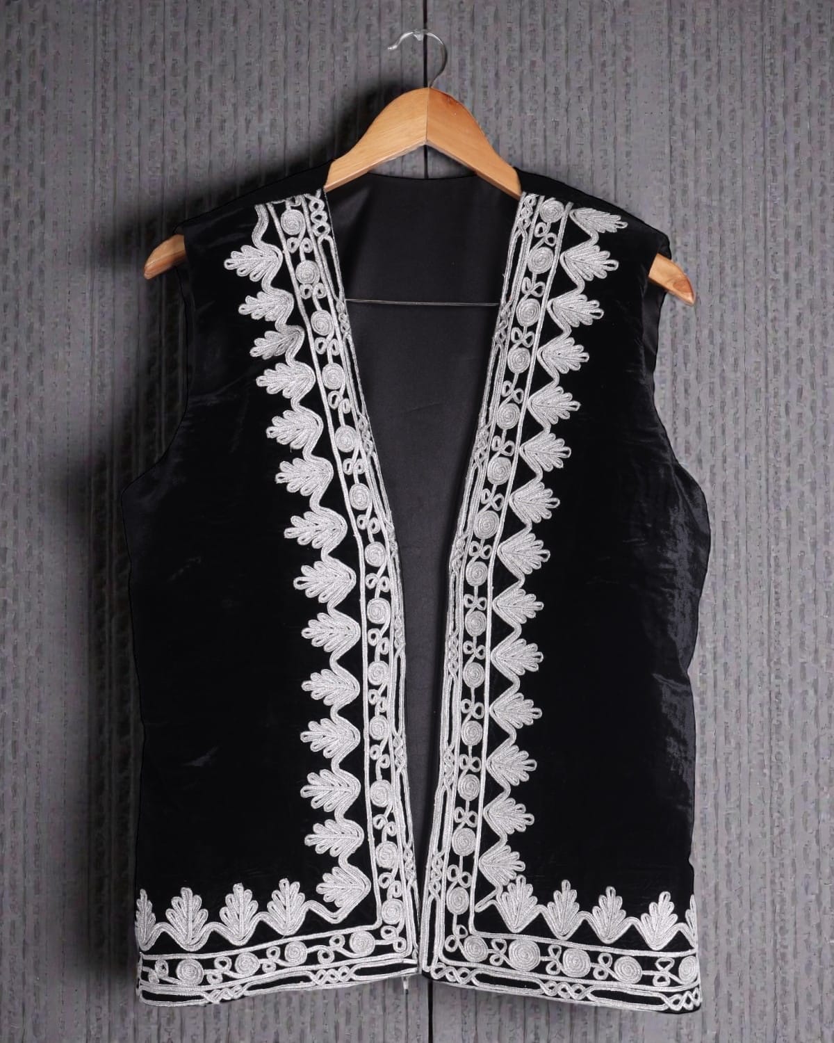 Velvet Men's Vest Handmade