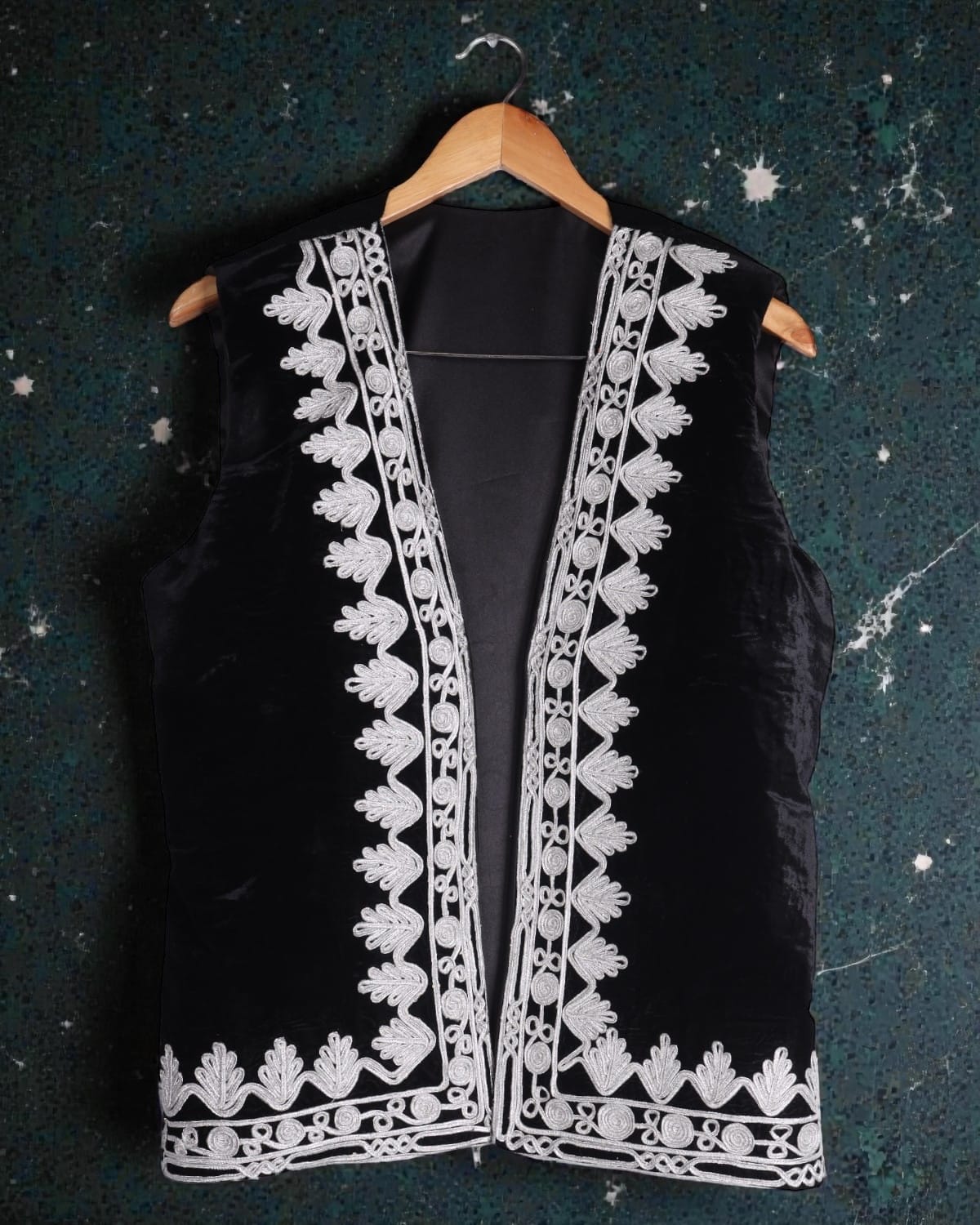 Velvet Men's Vest Handmade