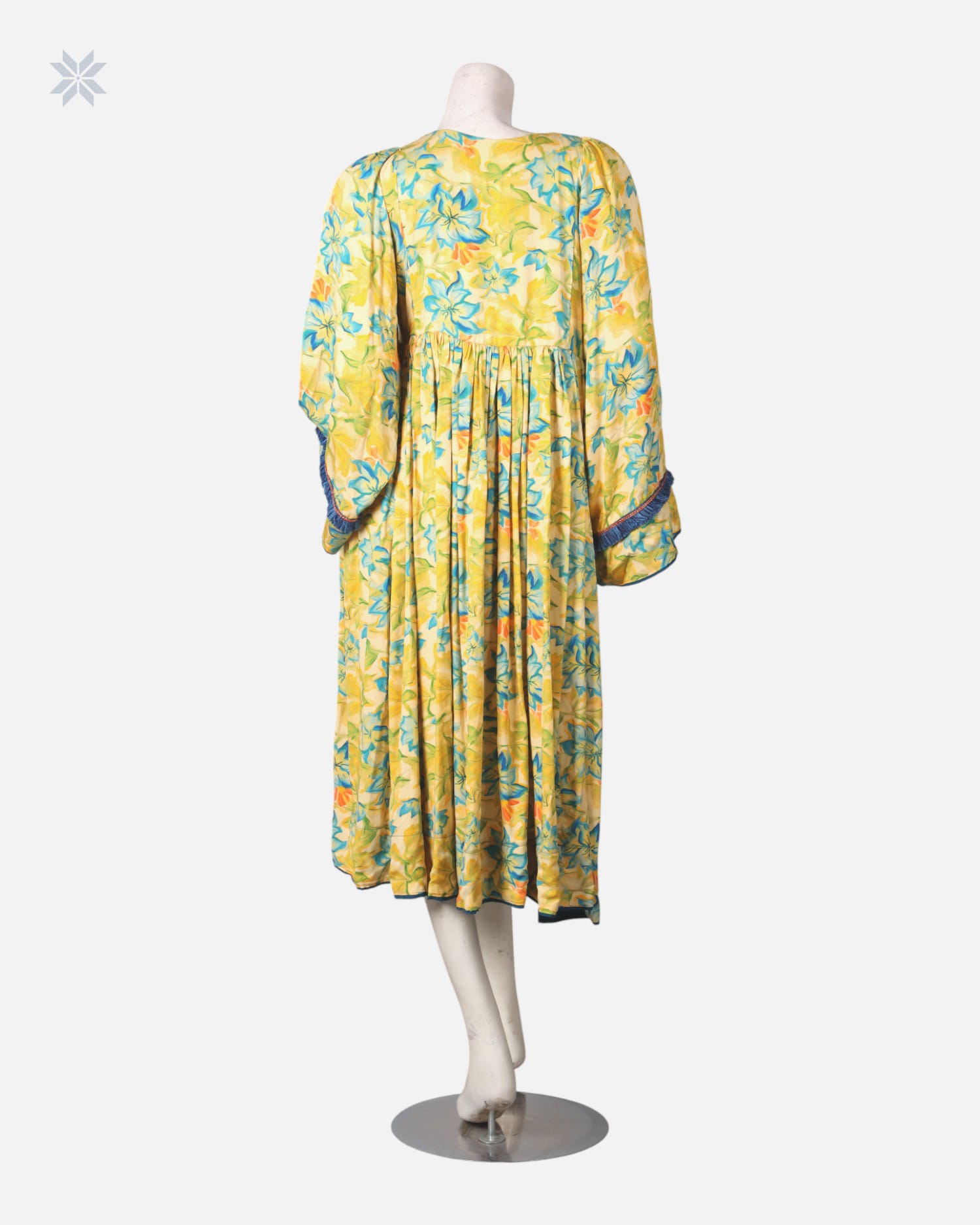 Elegant Cotton Dress with Embroidery