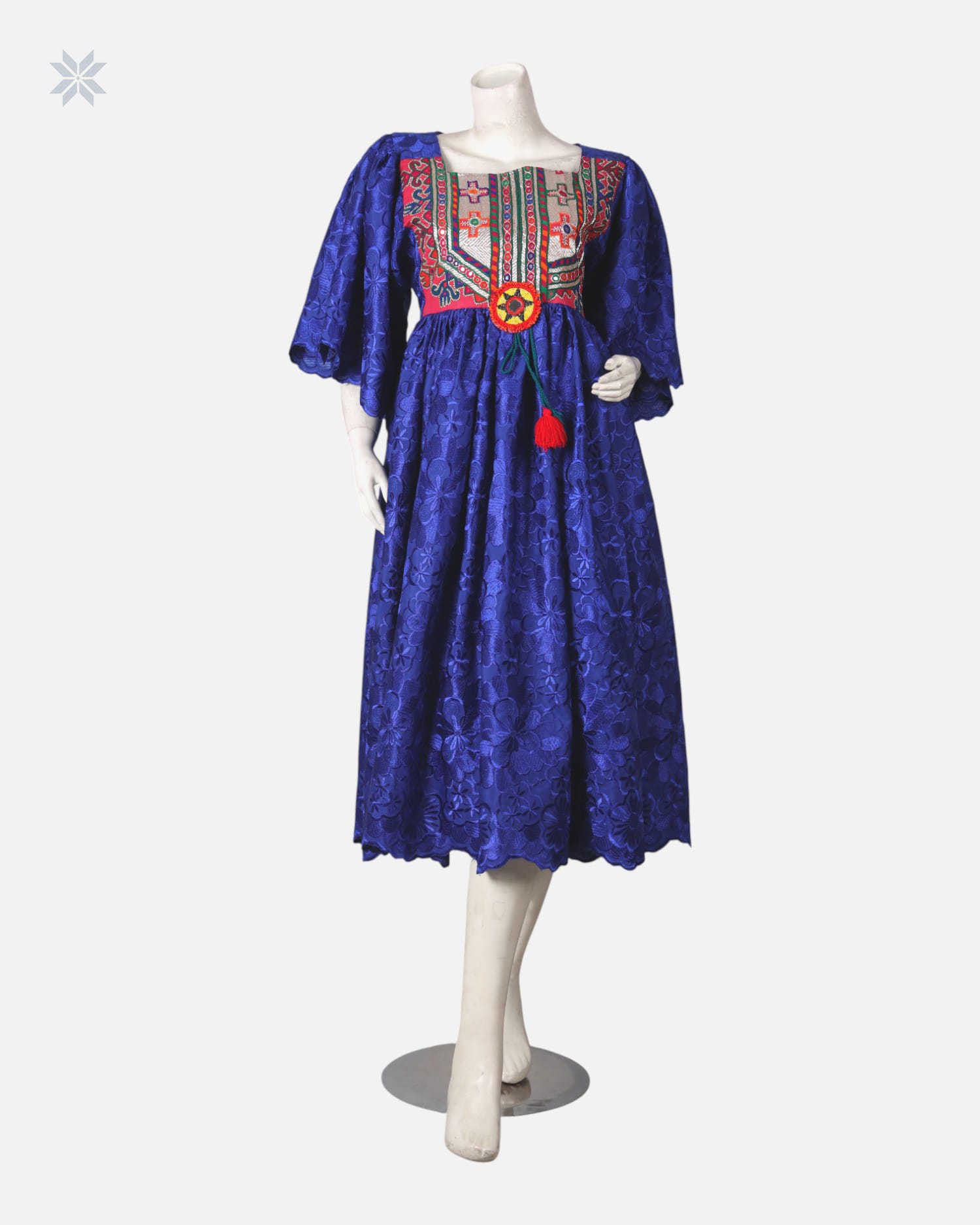 Purple Handmade Dress For Women