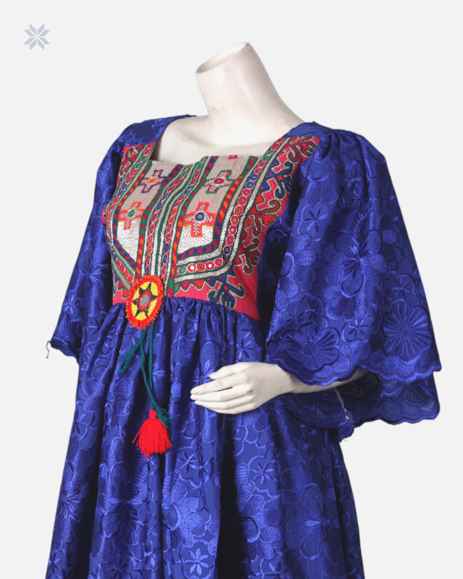 Purple Handmade Dress For Women