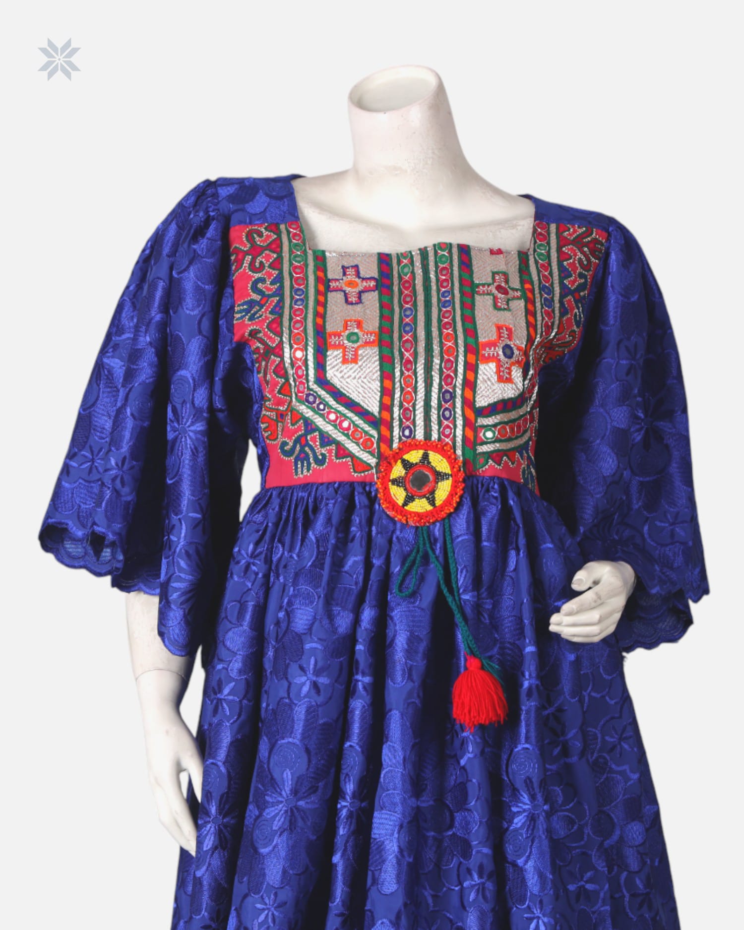 Purple Handmade Dress For Women