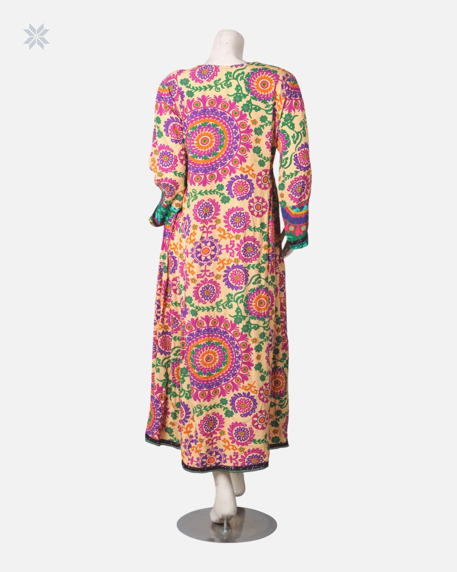 Embroidered Cotton Dress for Work & Gatherings