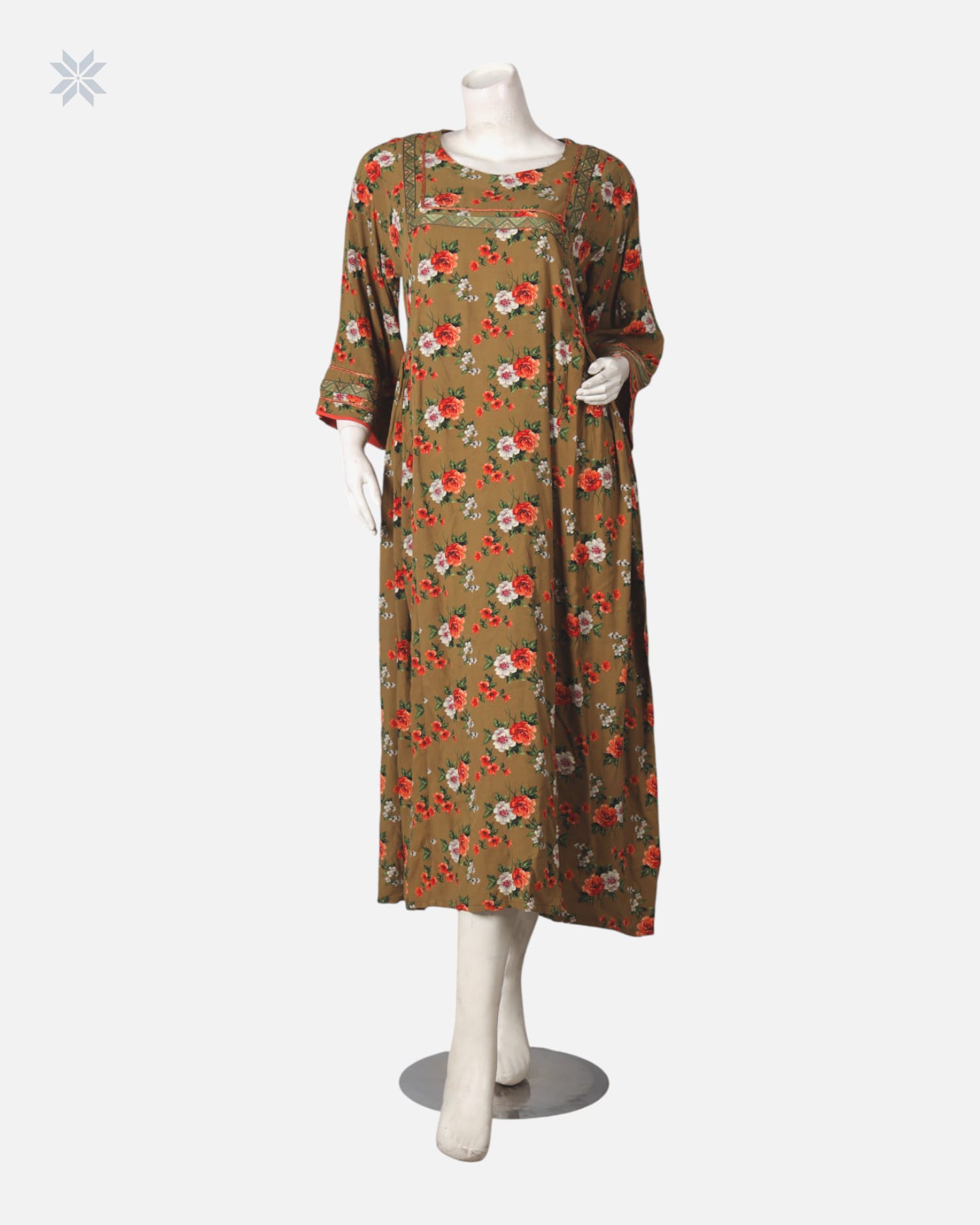 Traditional Floral Dress