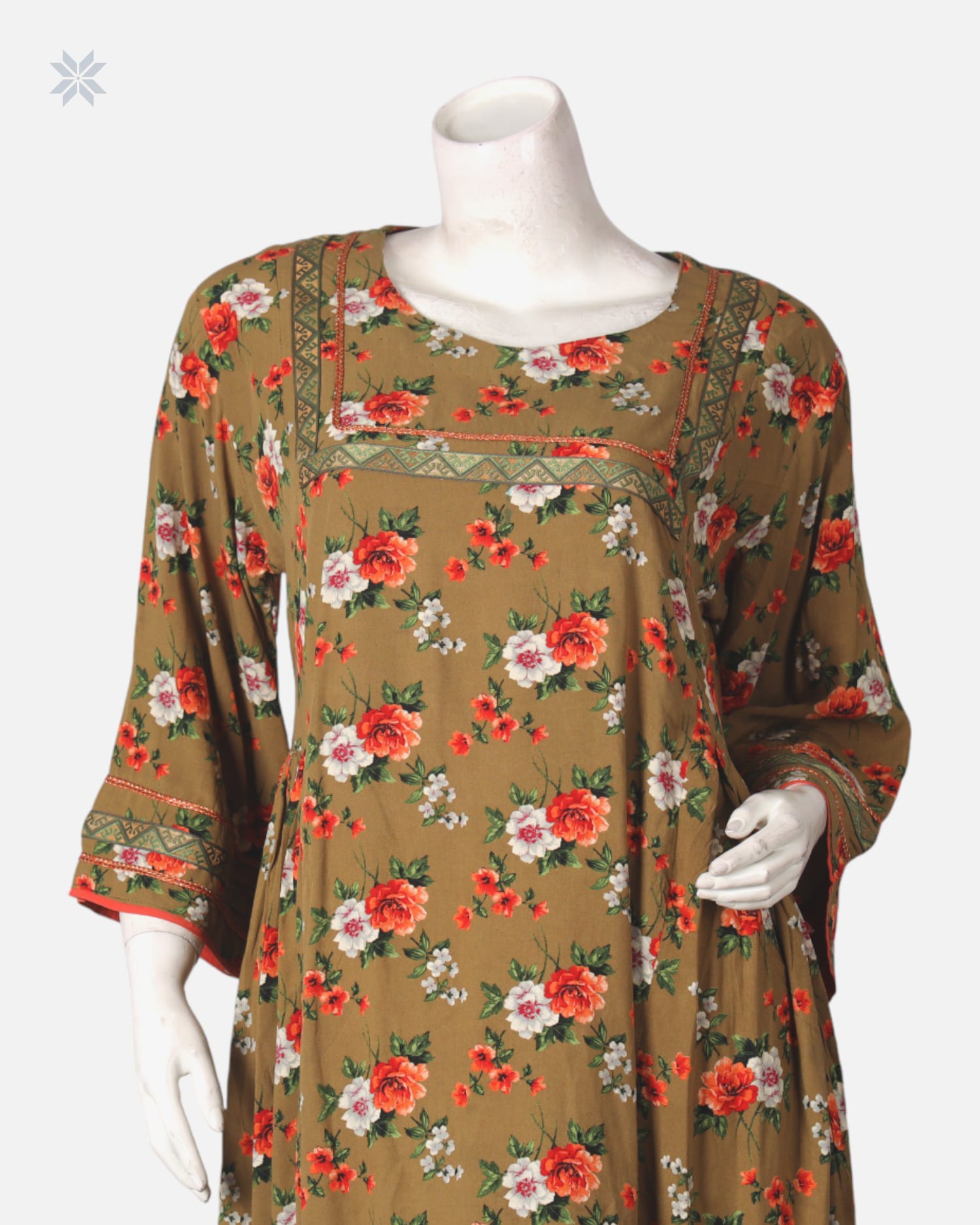 Traditional Floral Dress
