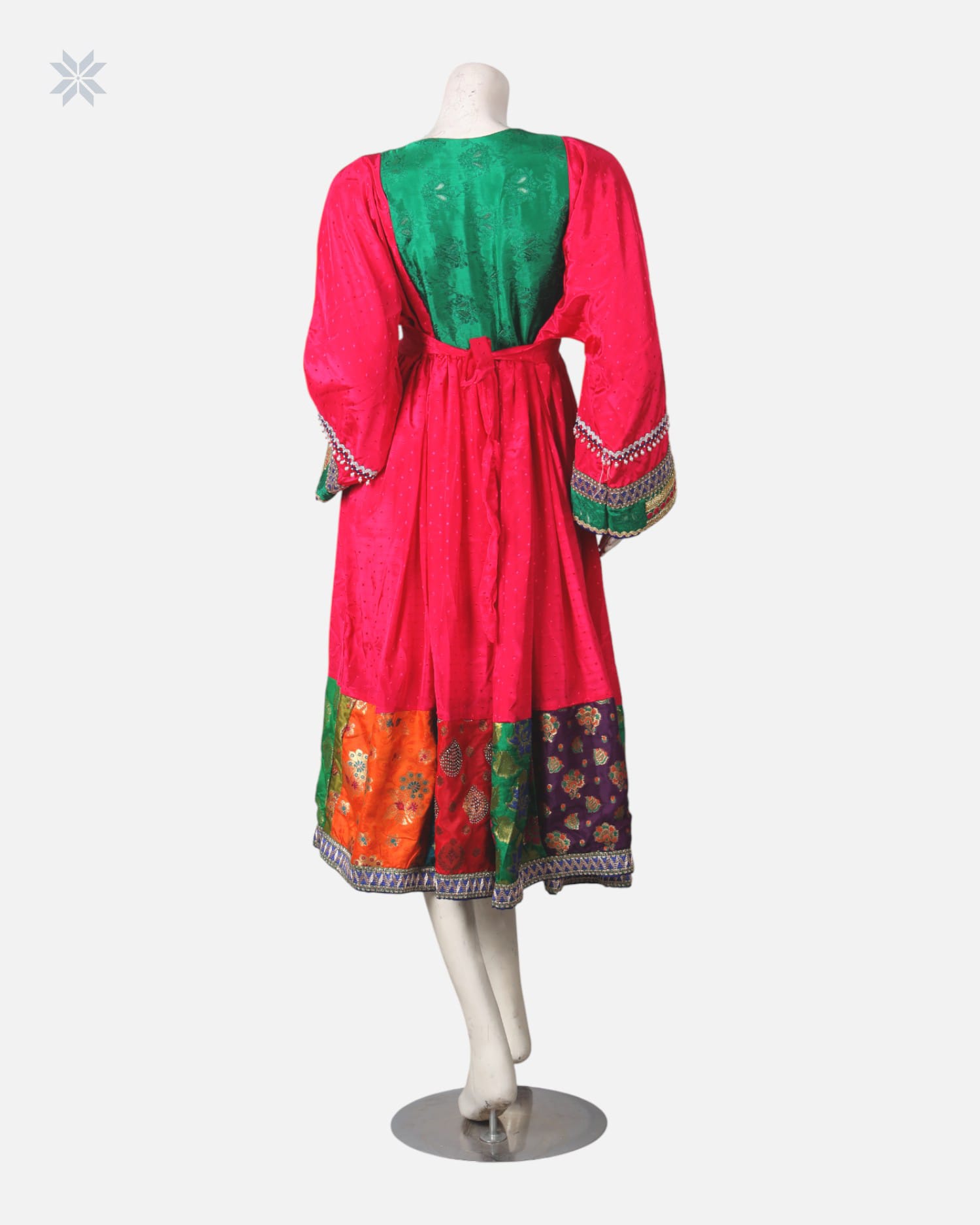 Handmade Afghan Floral Dress