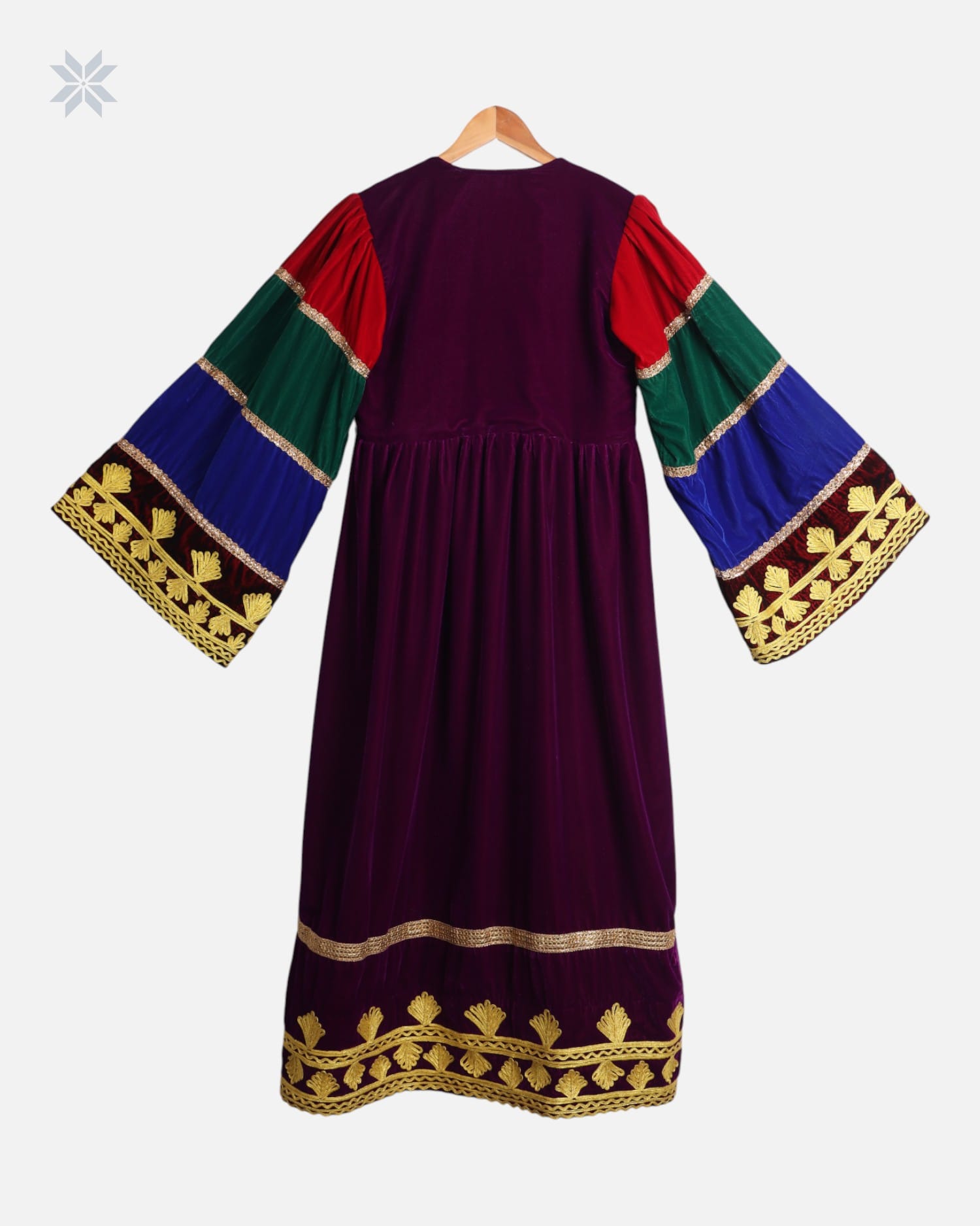 Afghan Traditional Chapen – Silk Velvet Chorma Dozi
