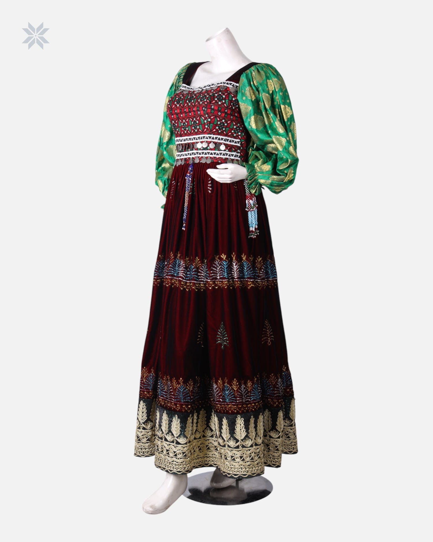 Afghan Traditional Ghand Dress – Handcrafted Elegance