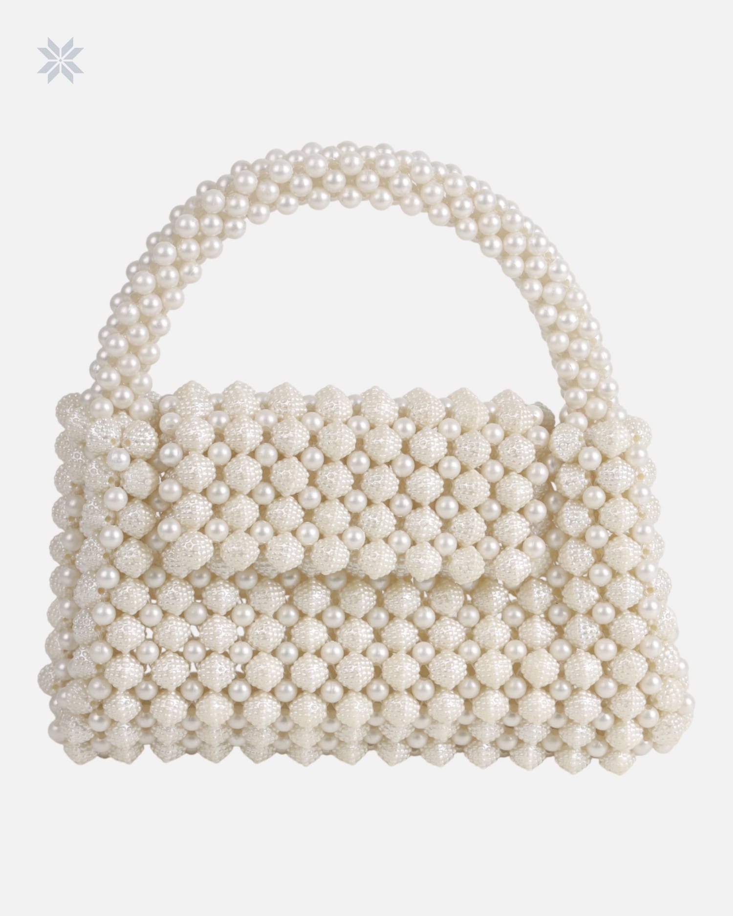 Handcrafted Pearl Bag with Pure Pearl Embroidery