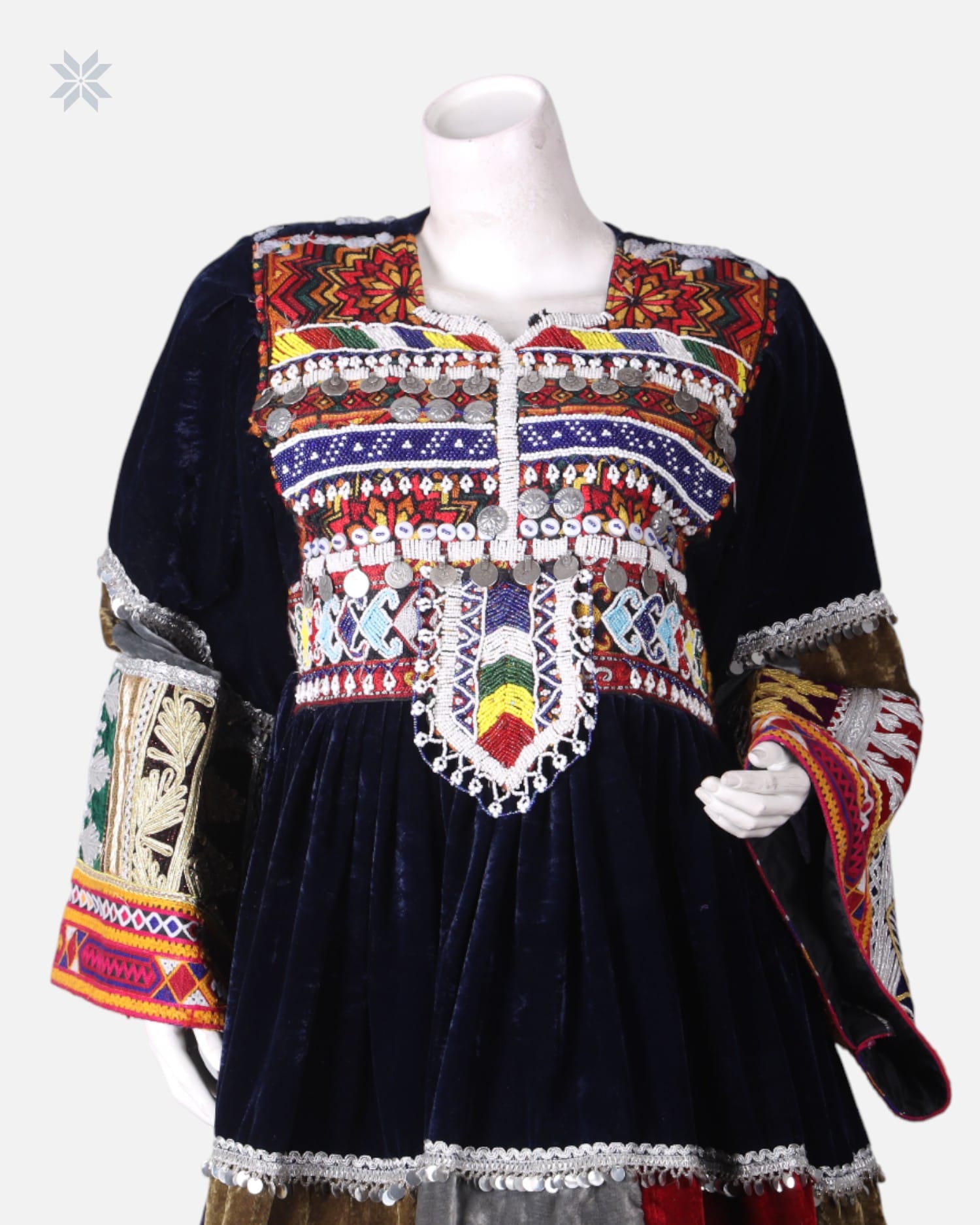 Afghan Velvet Dress for Weddings