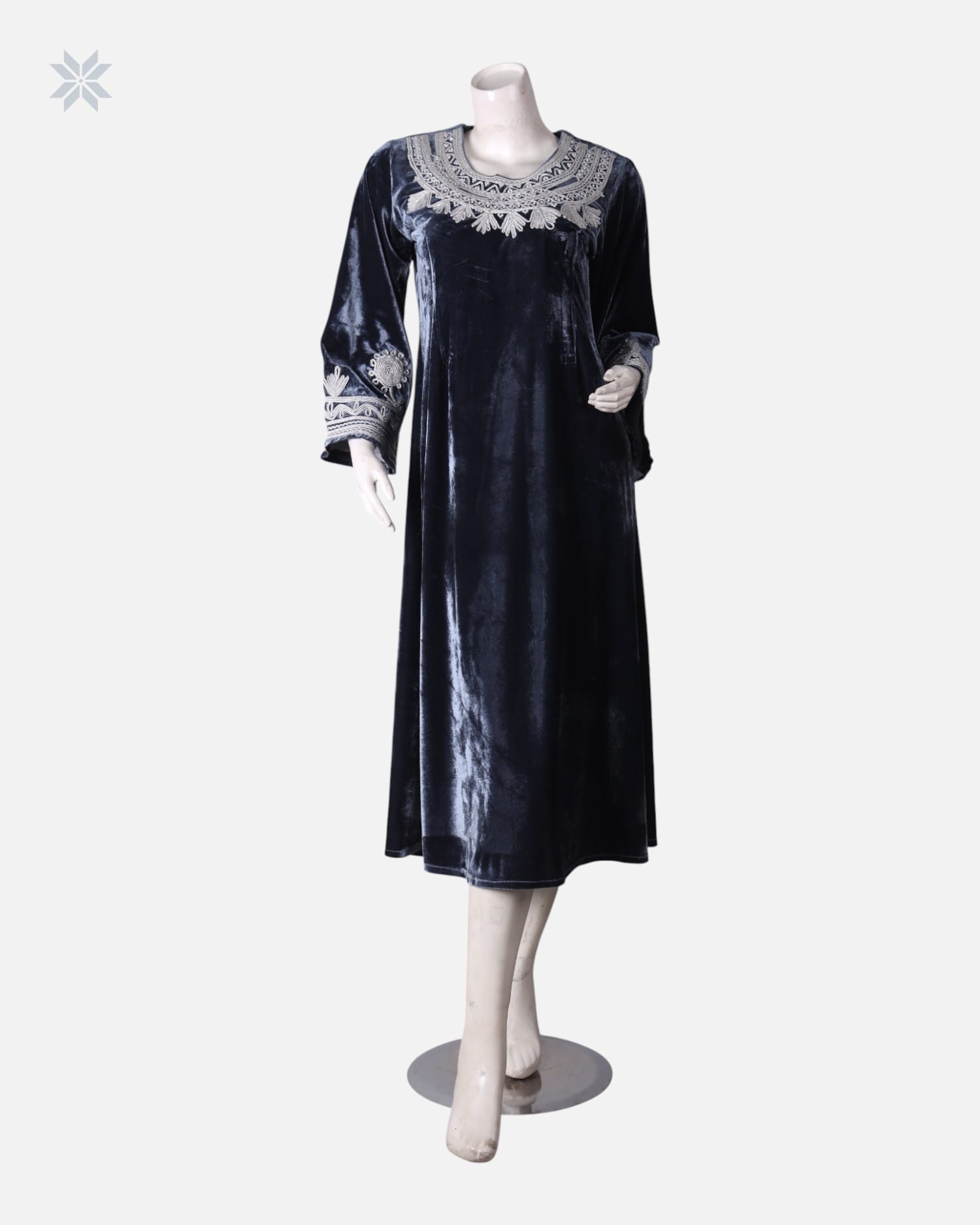 Dark Blue Afghan Dress