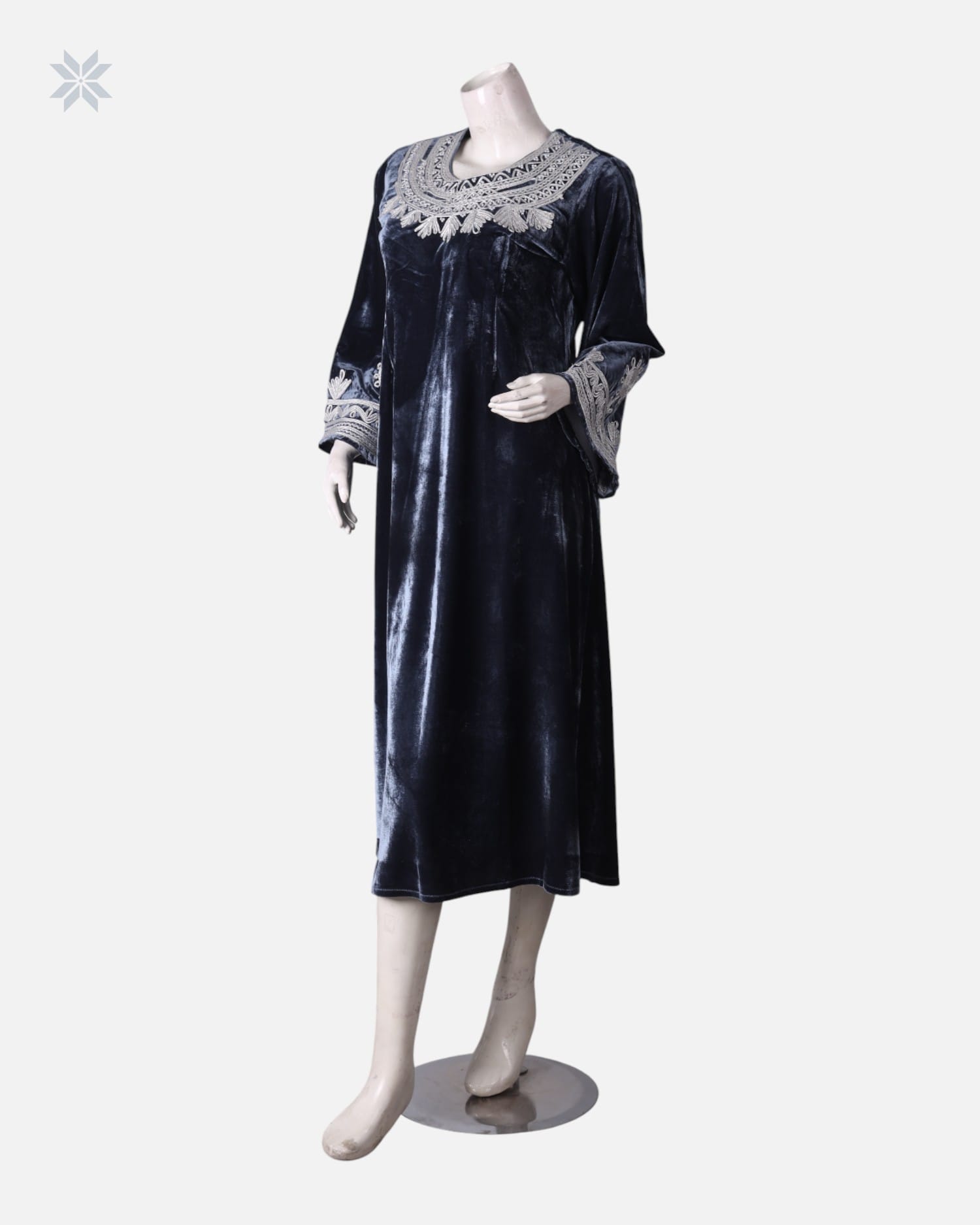 Dark Blue Afghan Dress