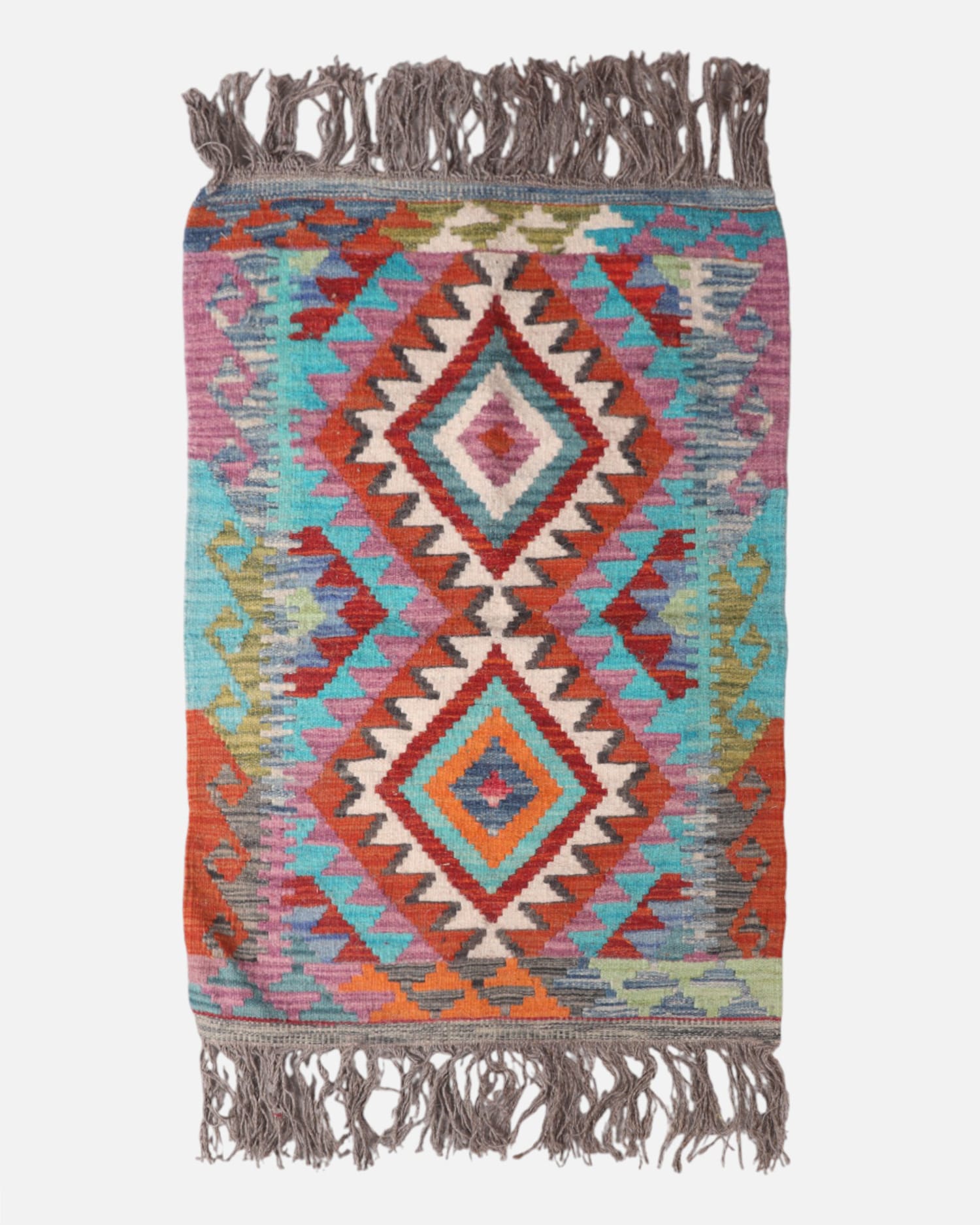Handwoven Afghan Wool Kilim